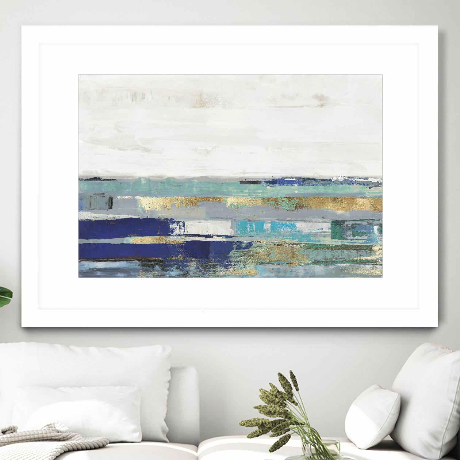 Way to Go by PI Studio on GIANT ART - blue abstract