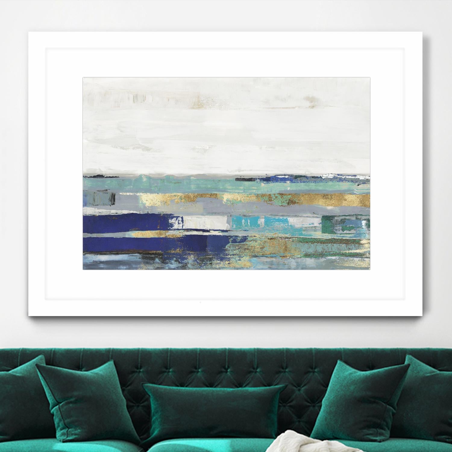 Way to Go by PI Studio on GIANT ART - blue abstract