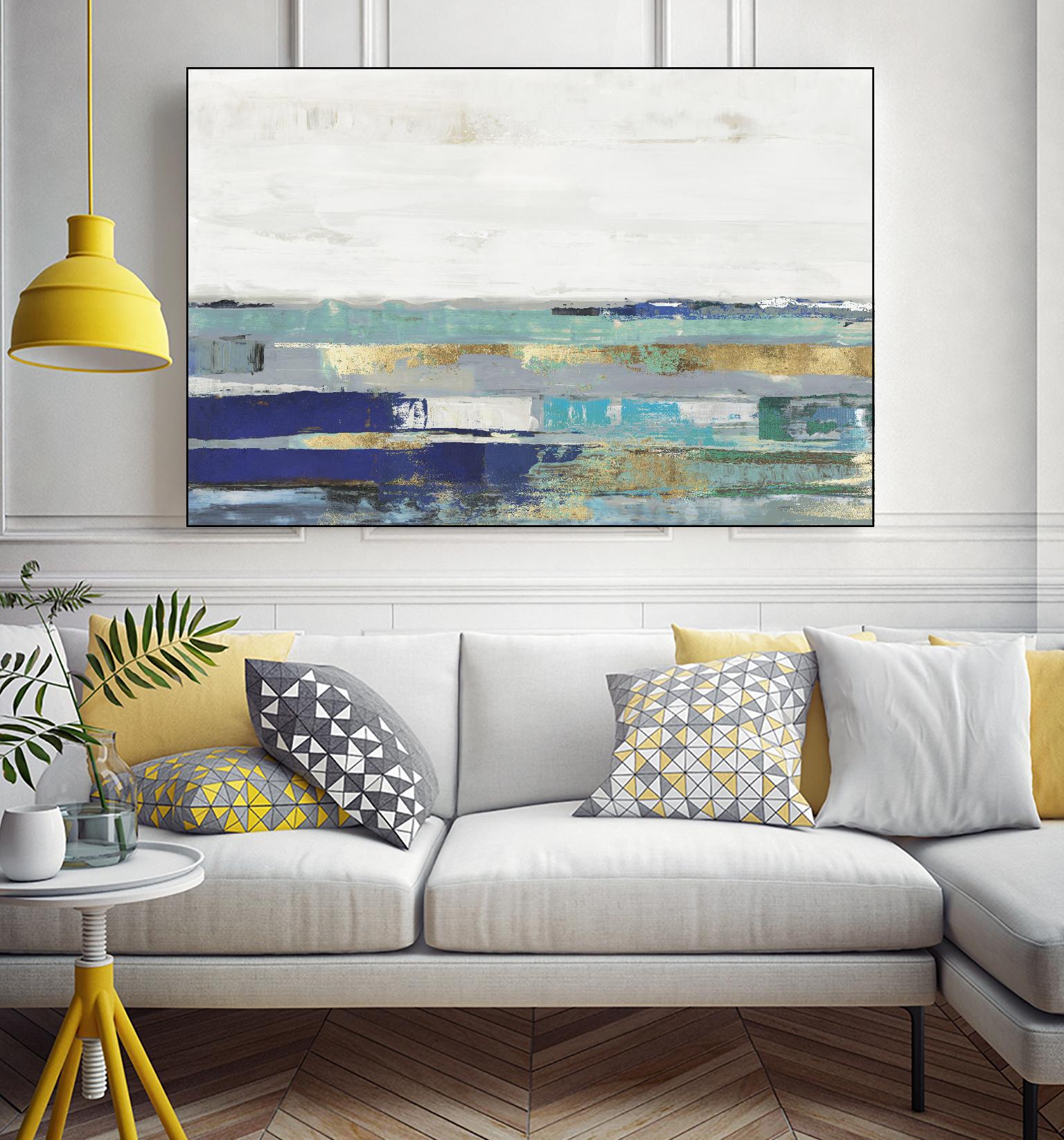 Way to Go by PI Studio on GIANT ART - blue abstract