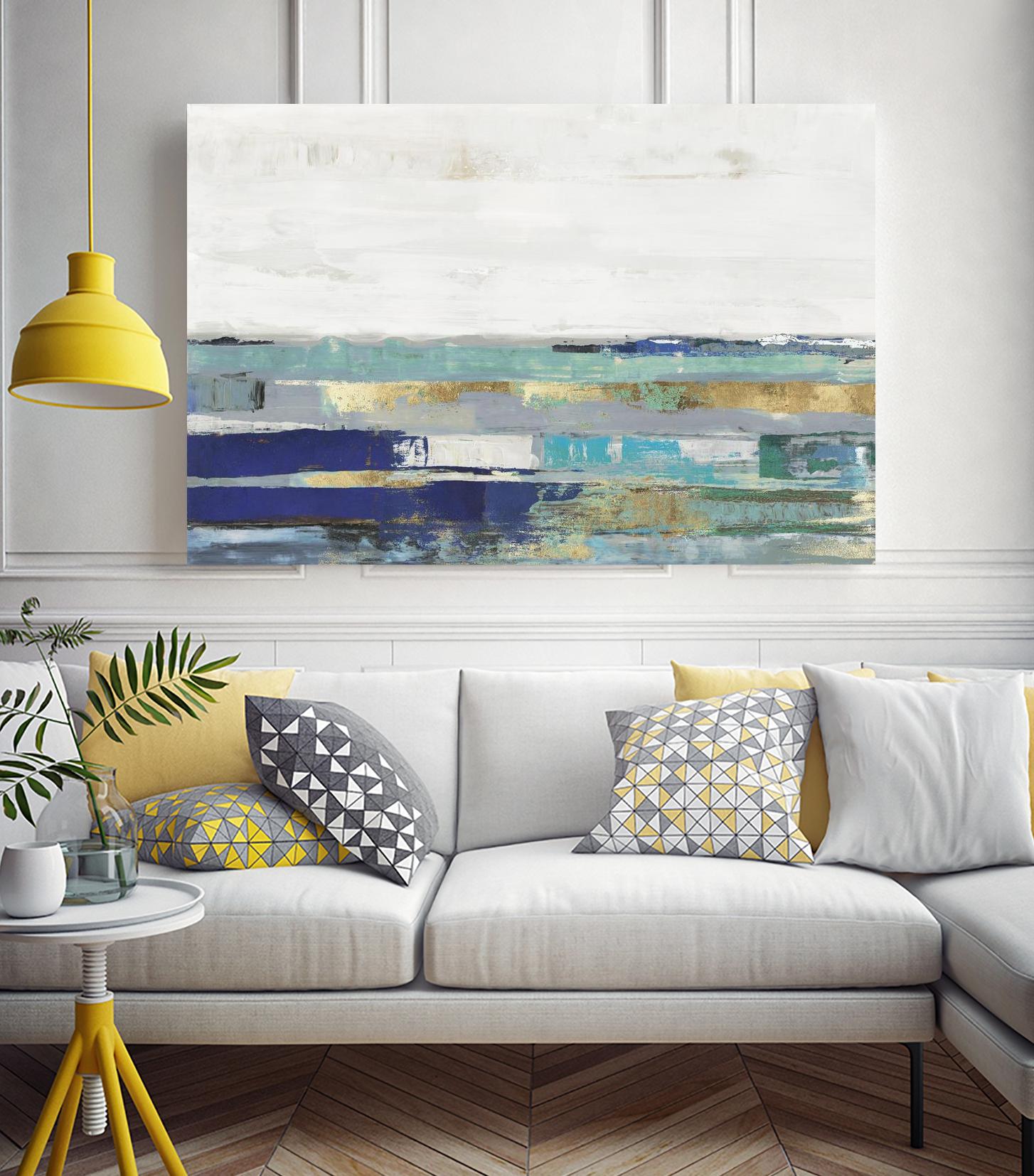 Way to Go by PI Studio on GIANT ART - blue abstract