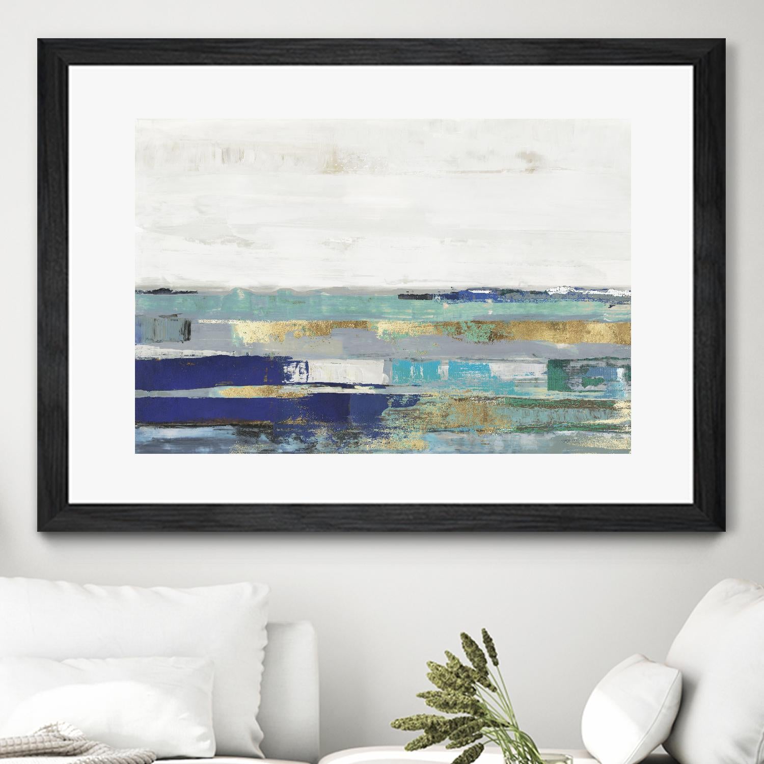 Way to Go by PI Studio on GIANT ART - blue abstract