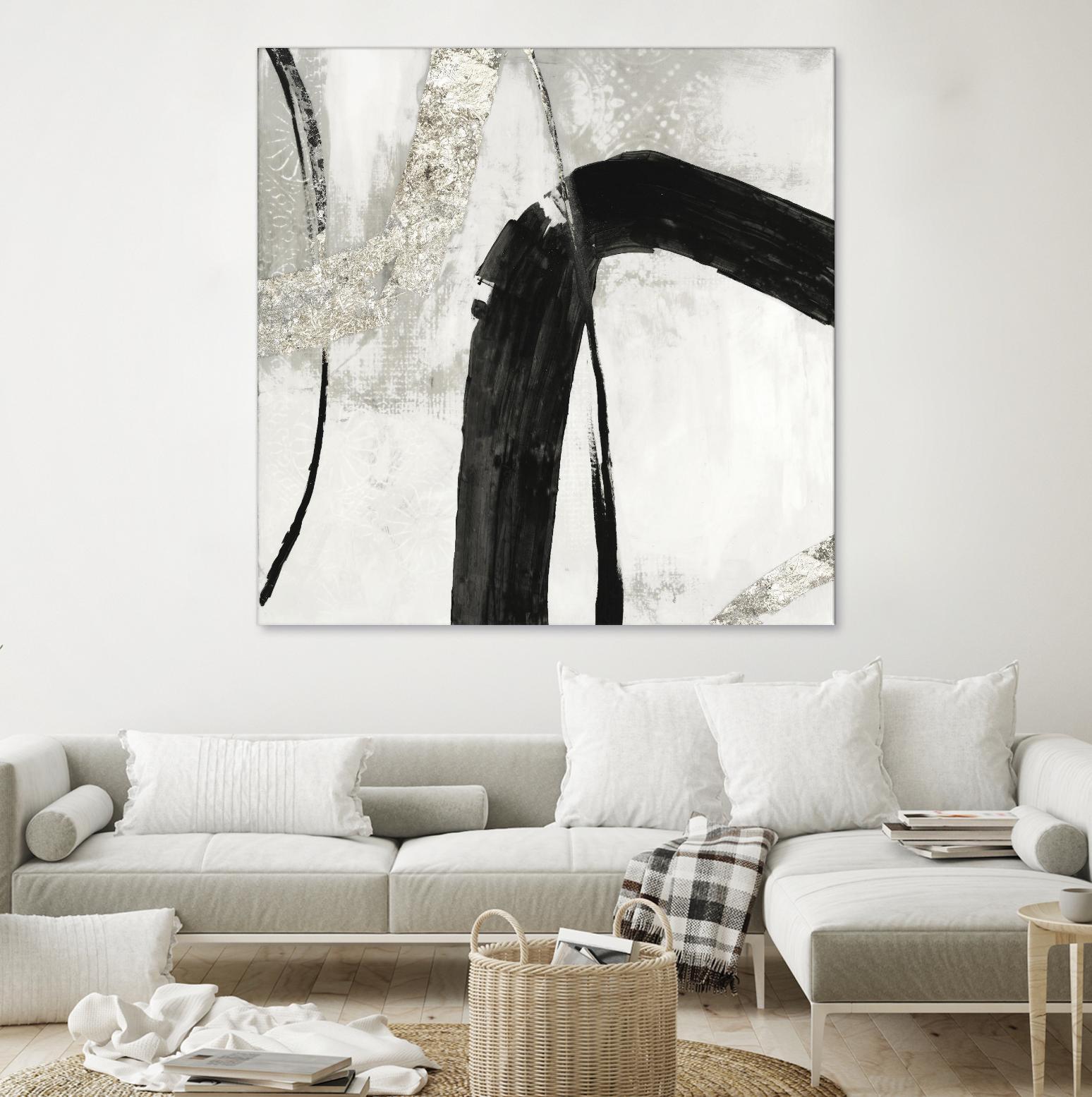 Black Ink II by PI Studio on GIANT ART - white abstract