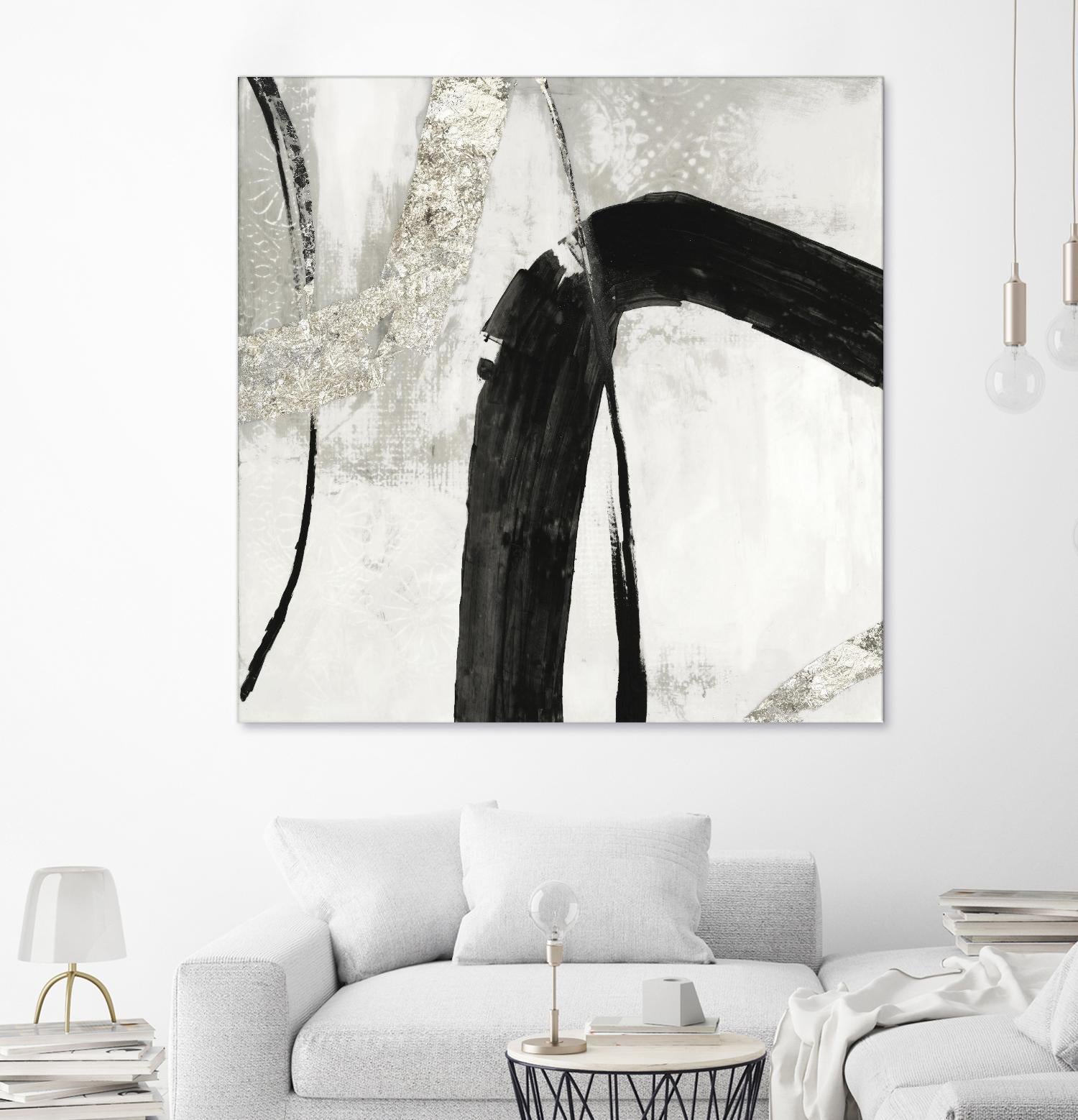 Black Ink II by PI Studio on GIANT ART - white abstract