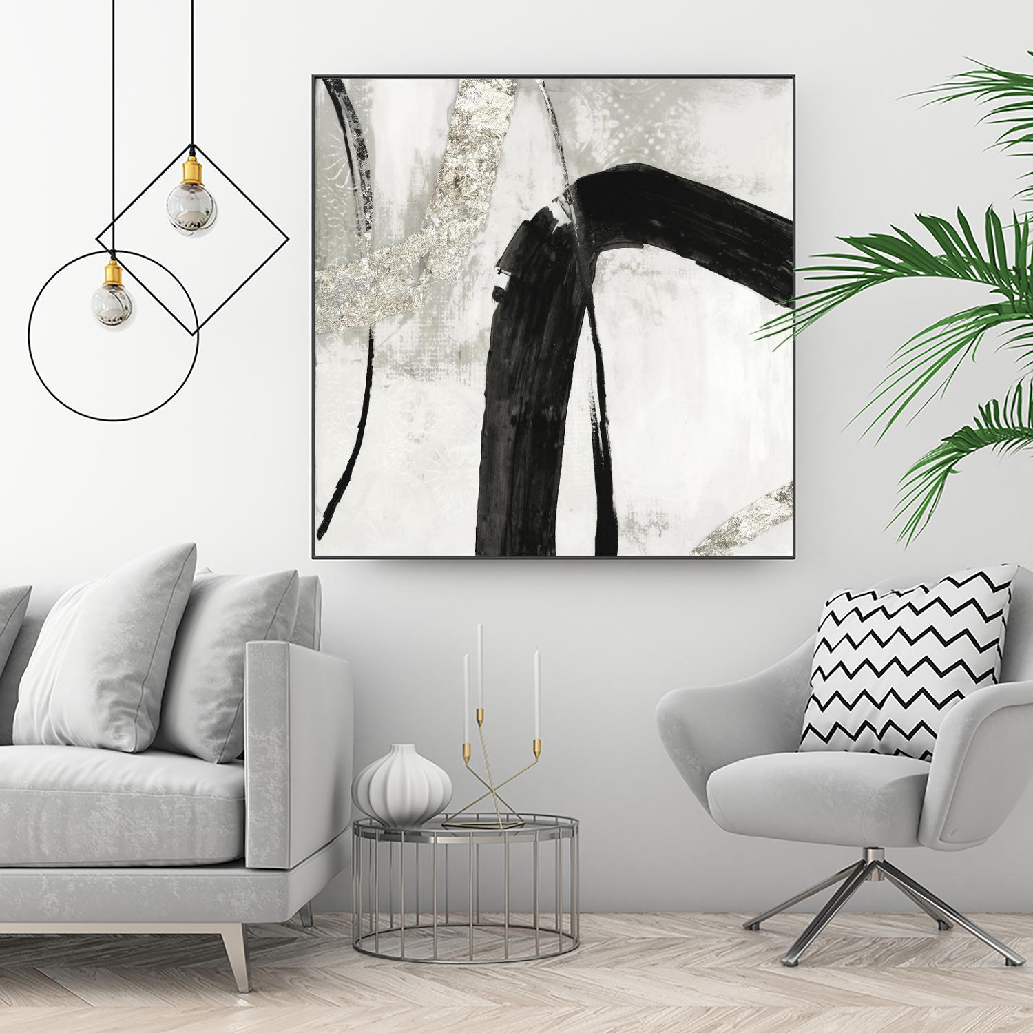 Black Ink II by PI Studio on GIANT ART - white abstract