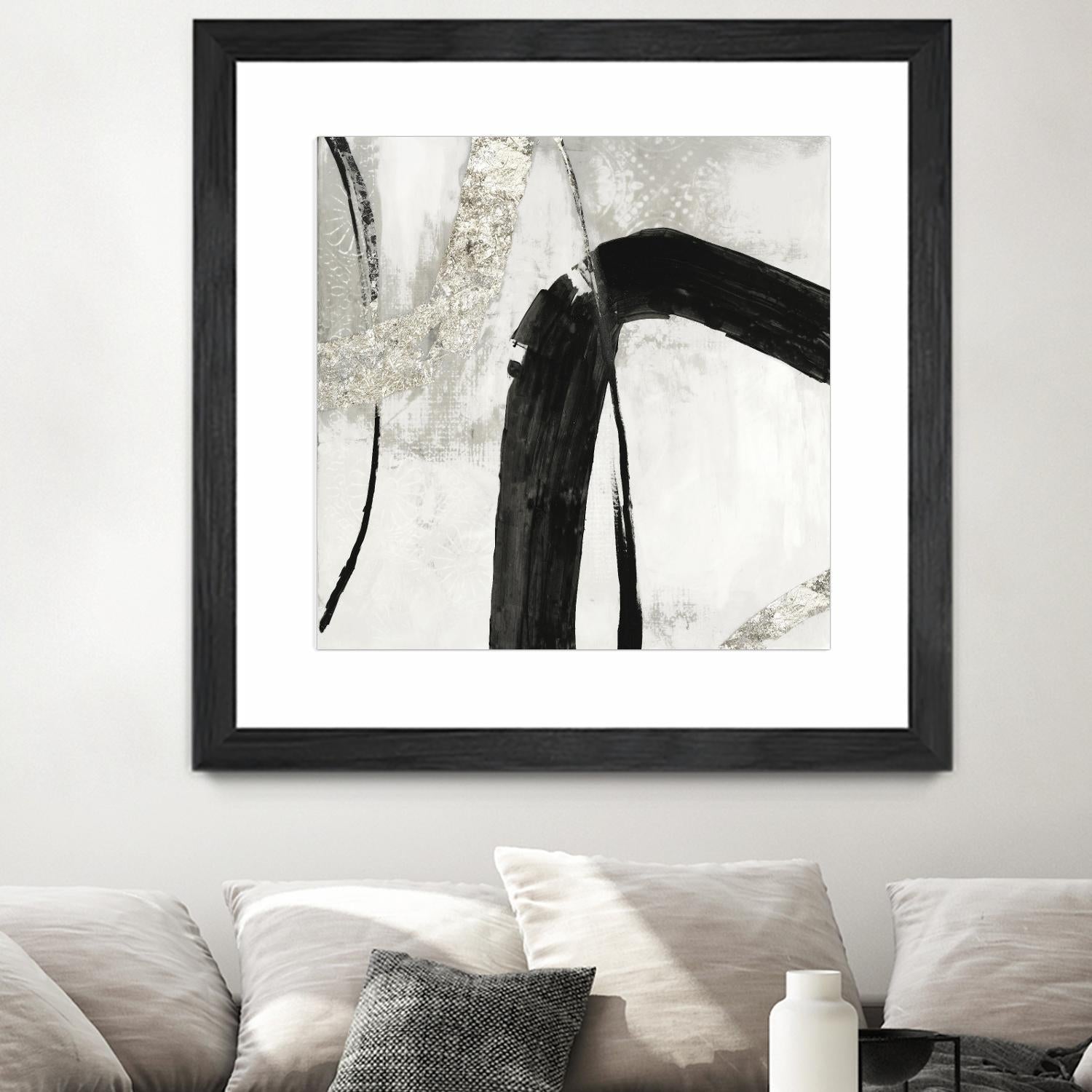 Black Ink II by PI Studio on GIANT ART - white abstract