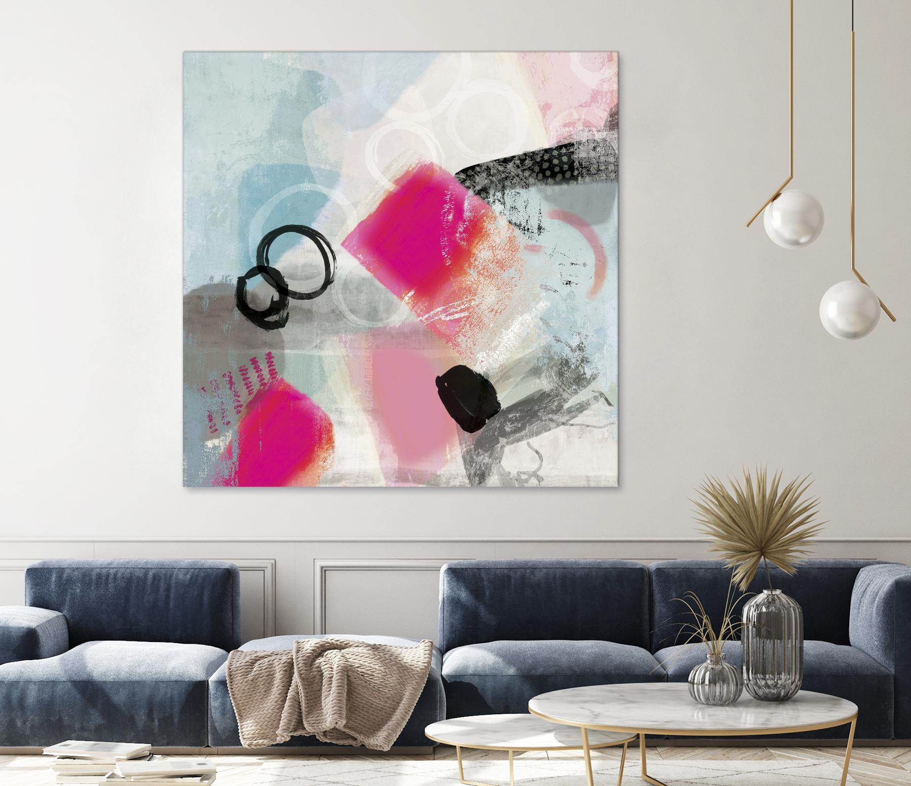 Rush by PI Studio on GIANT ART - cyan abstract