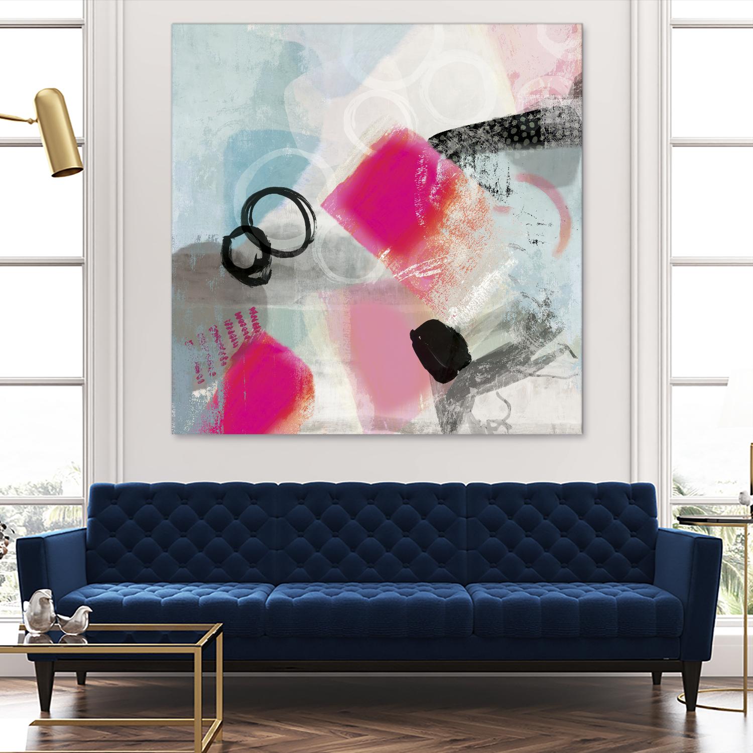 Rush by PI Studio on GIANT ART - cyan abstract