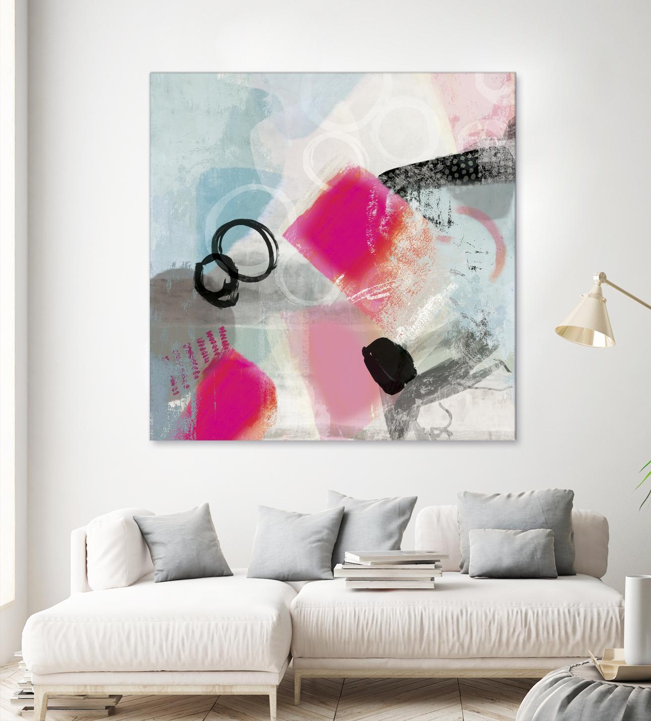 Rush by PI Studio on GIANT ART - cyan abstract