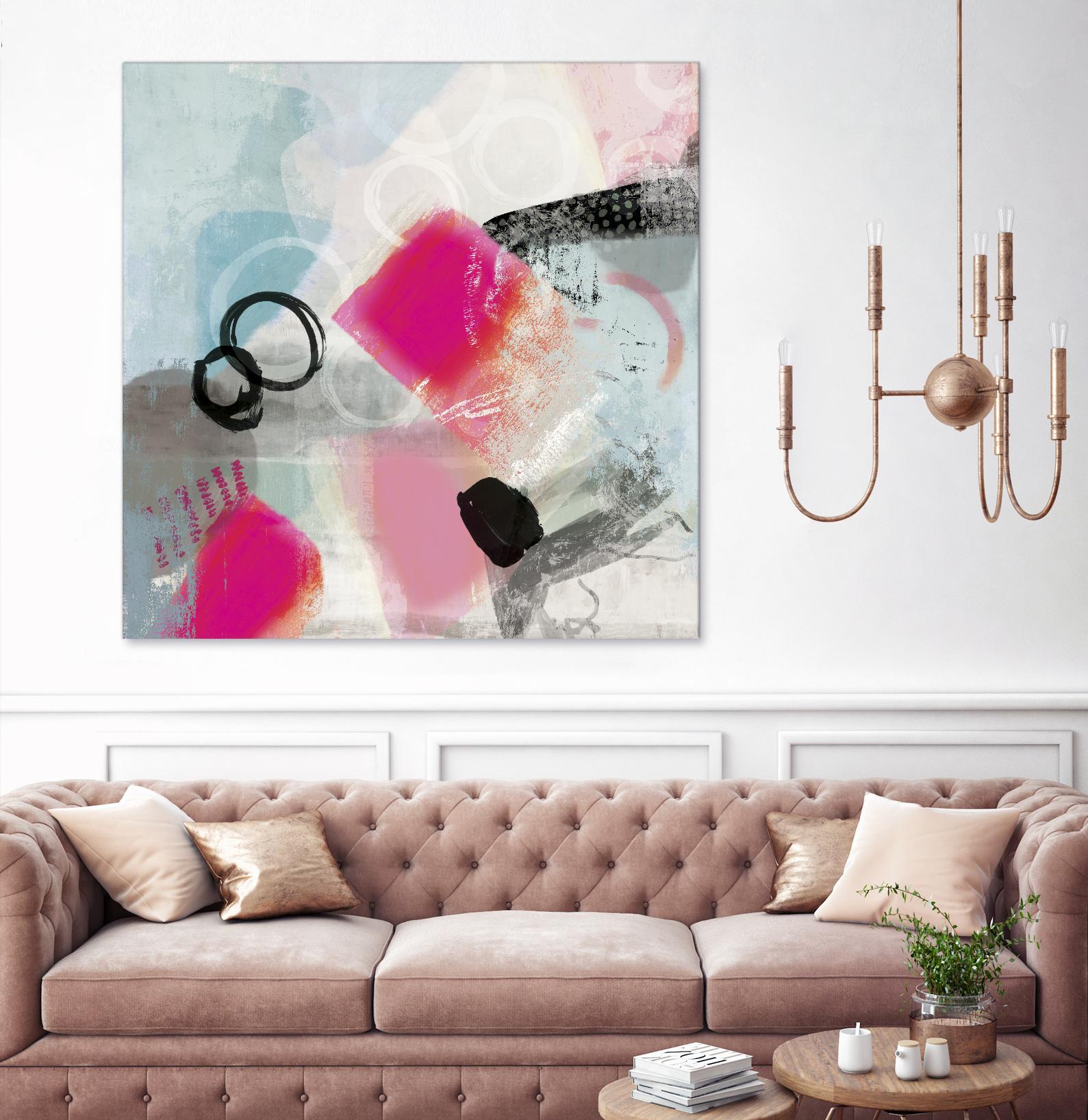 Rush by PI Studio on GIANT ART - cyan abstract