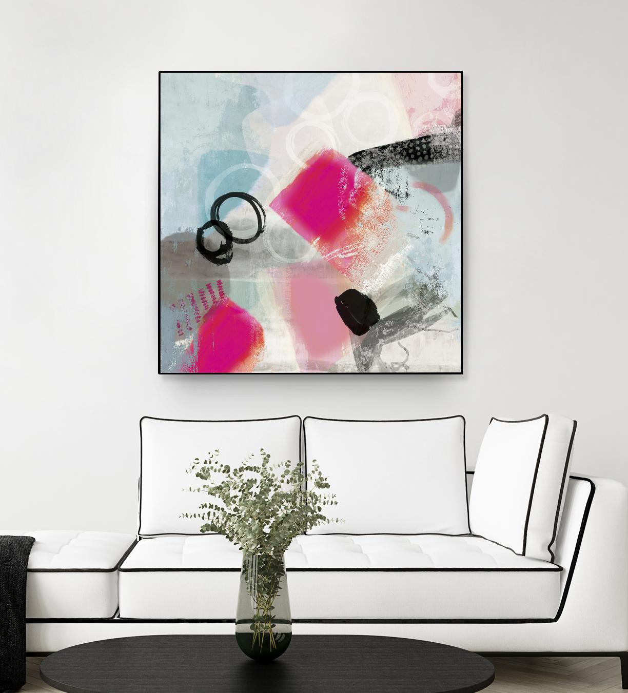 Rush by PI Studio on GIANT ART - cyan abstract