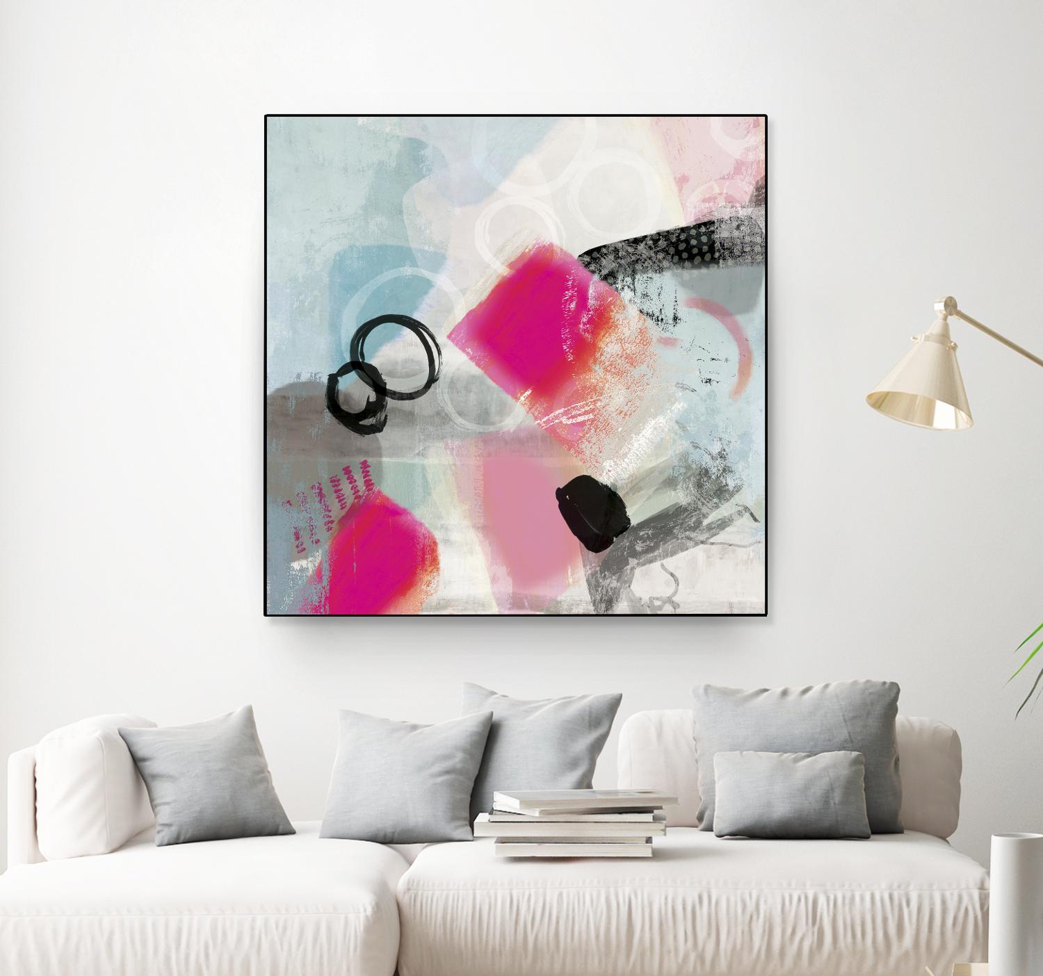 Rush by PI Studio on GIANT ART - cyan abstract