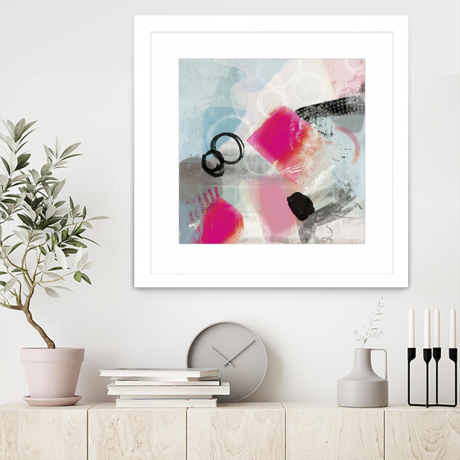 Rush by PI Studio on GIANT ART - cyan abstract