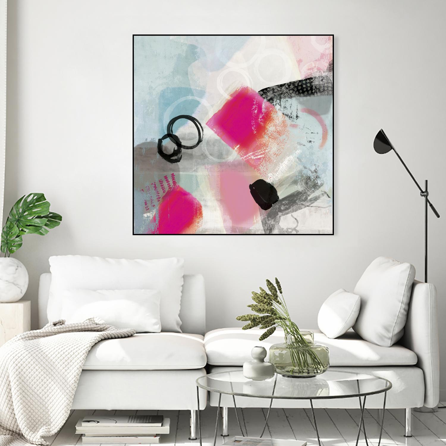 Rush by PI Studio on GIANT ART - cyan abstract