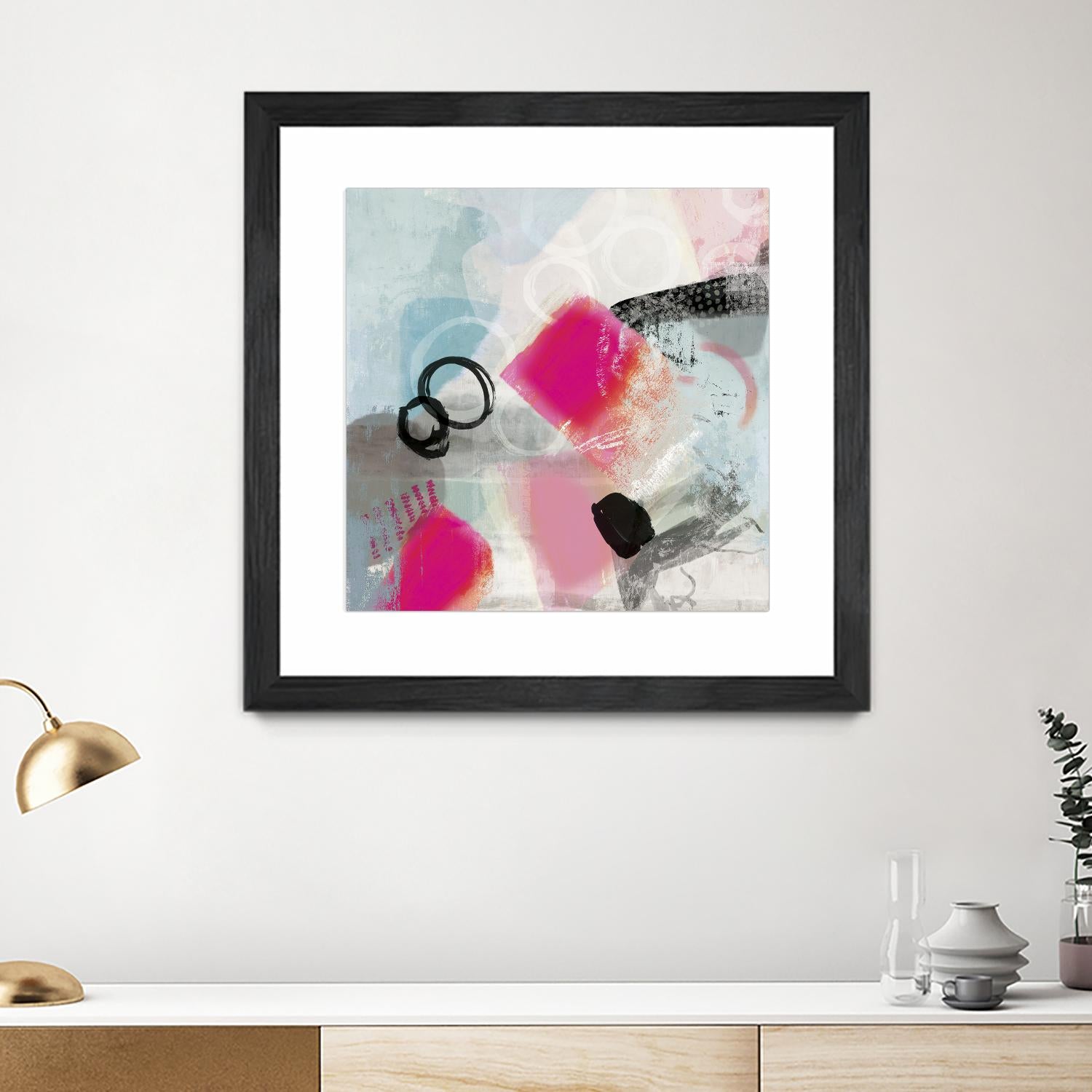 Rush by PI Studio on GIANT ART - cyan abstract