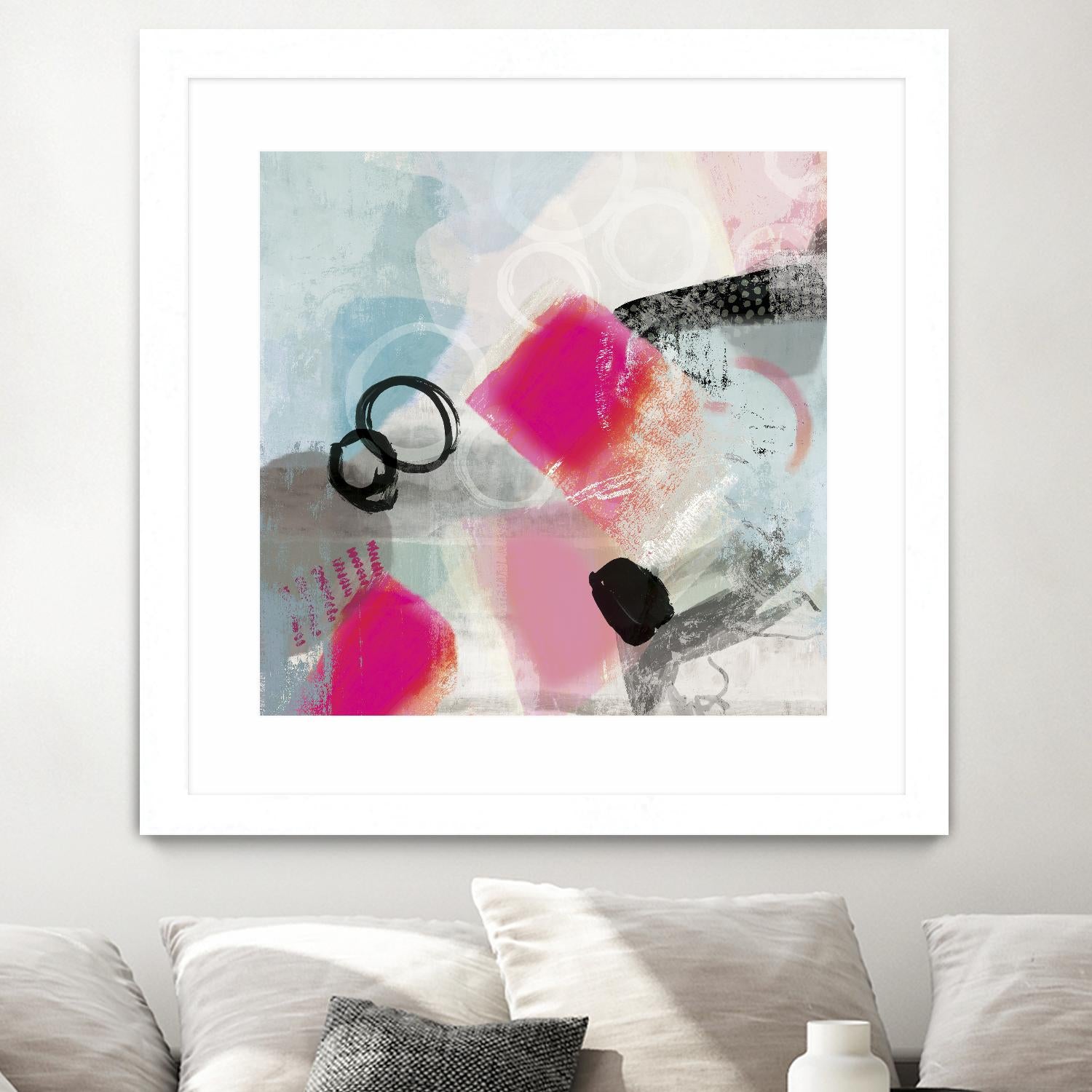 Rush by PI Studio on GIANT ART - cyan abstract