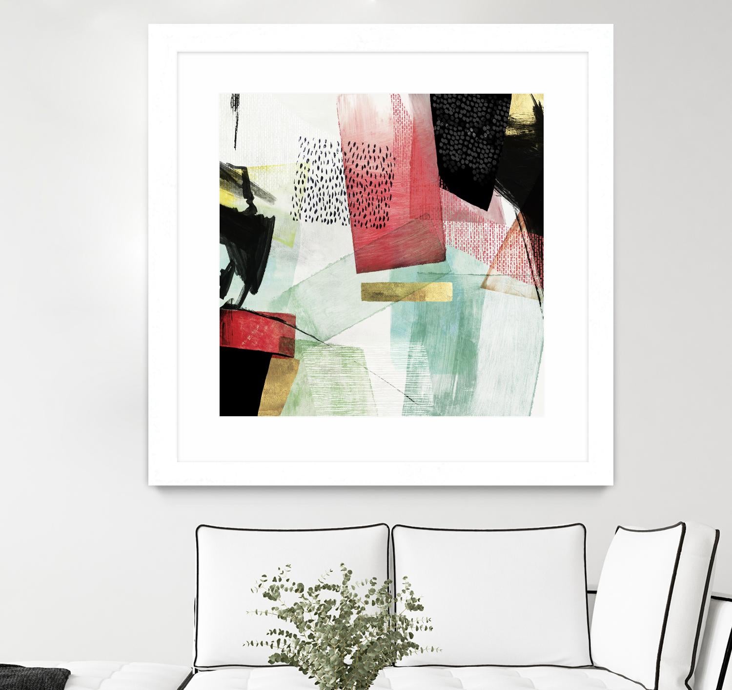 Transparent II by PI Studio on GIANT ART - white abstract