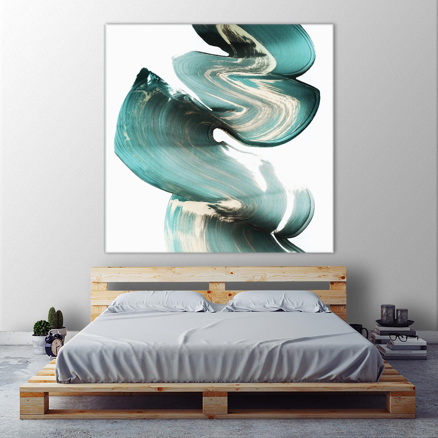 Swirl I by PI Studio on GIANT ART - white abstract