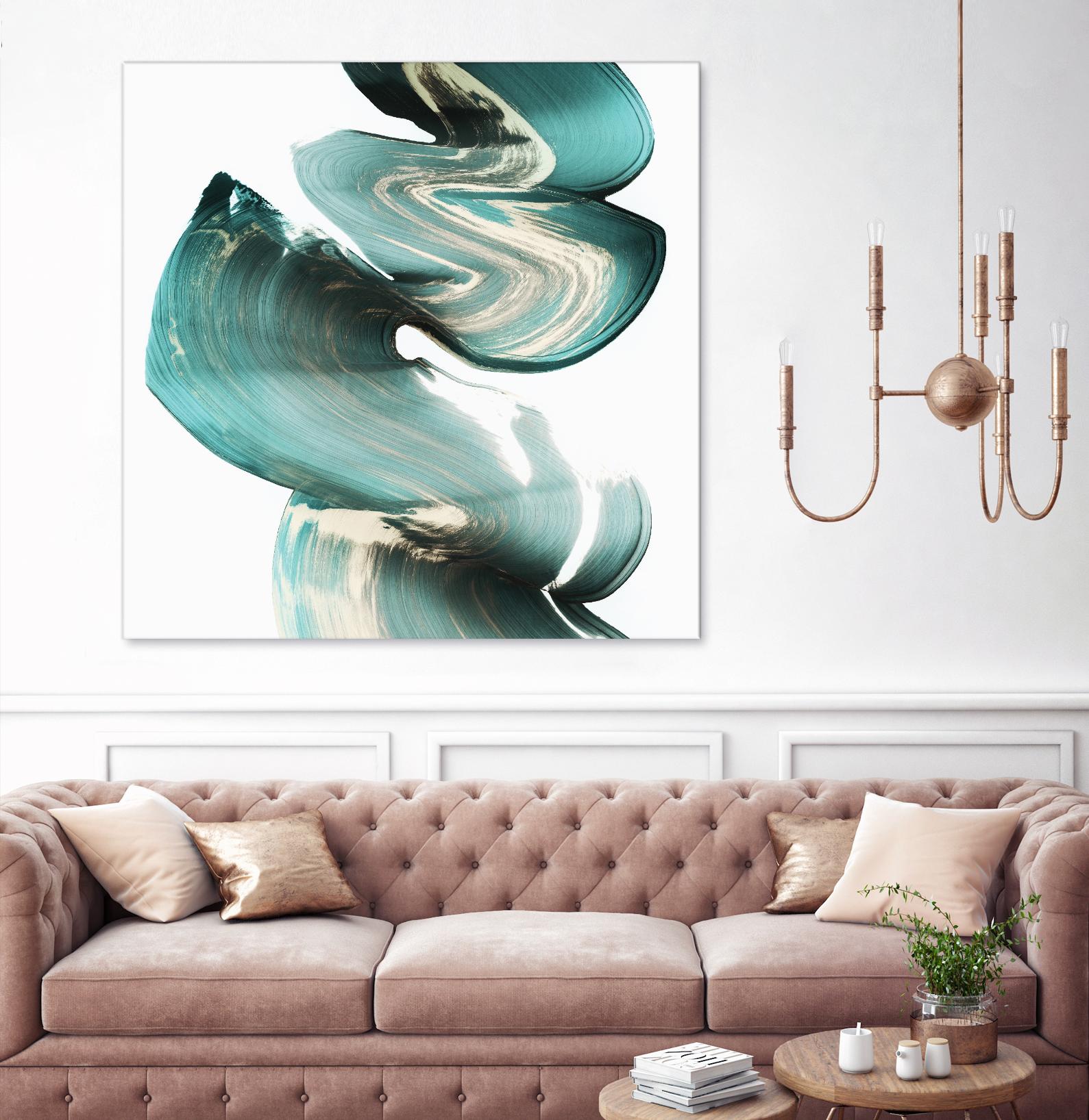 Swirl I by PI Studio on GIANT ART - white abstract