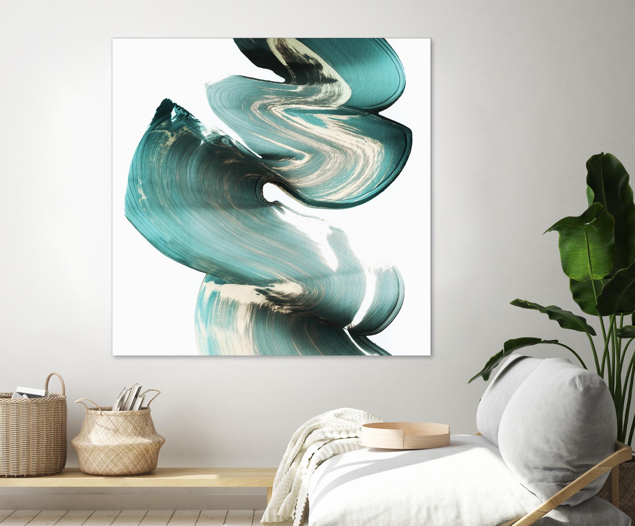 Swirl I by PI Studio on GIANT ART - white abstract