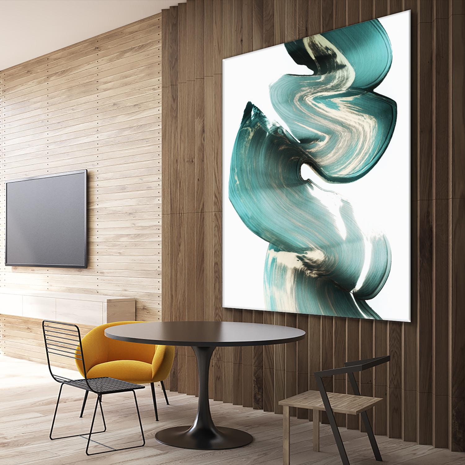Swirl I by PI Studio on GIANT ART - white abstract