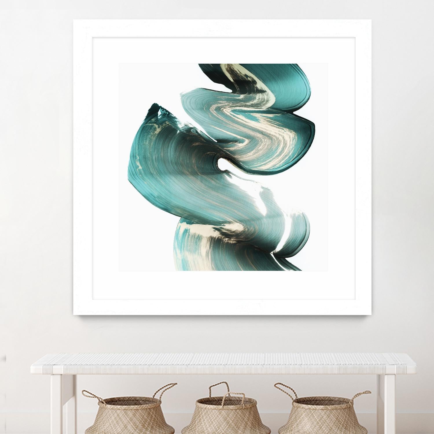 Swirl I by PI Studio on GIANT ART - white abstract