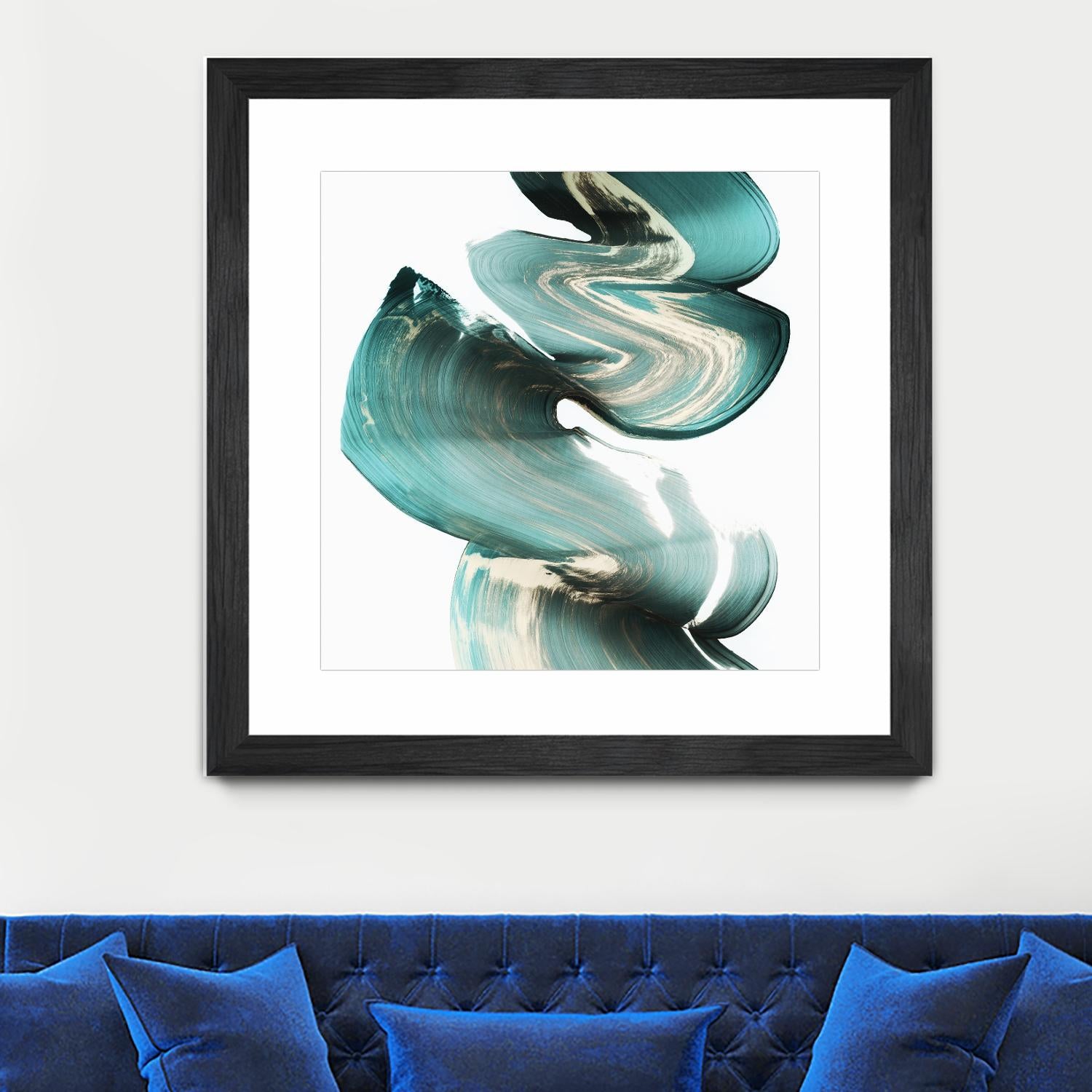 Swirl I by PI Studio on GIANT ART - white abstract