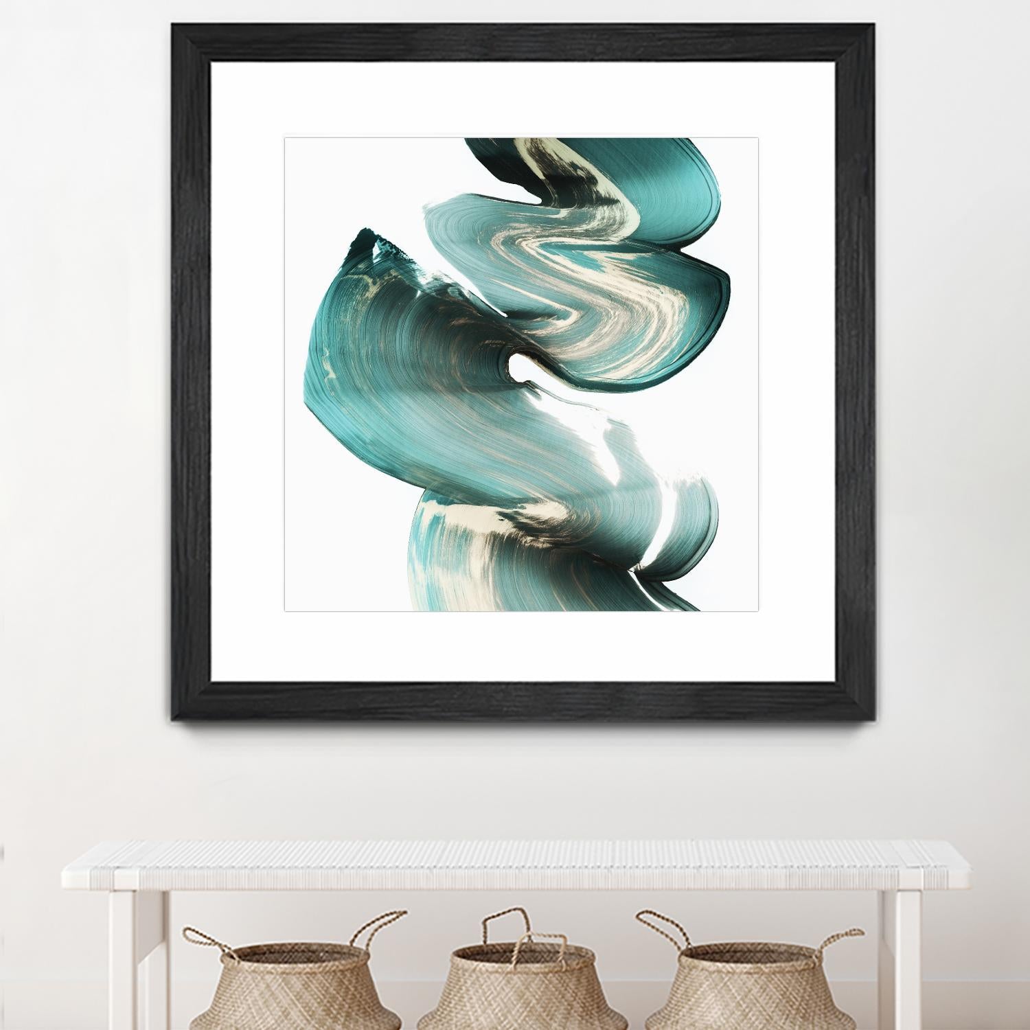 Swirl I by PI Studio on GIANT ART - white abstract