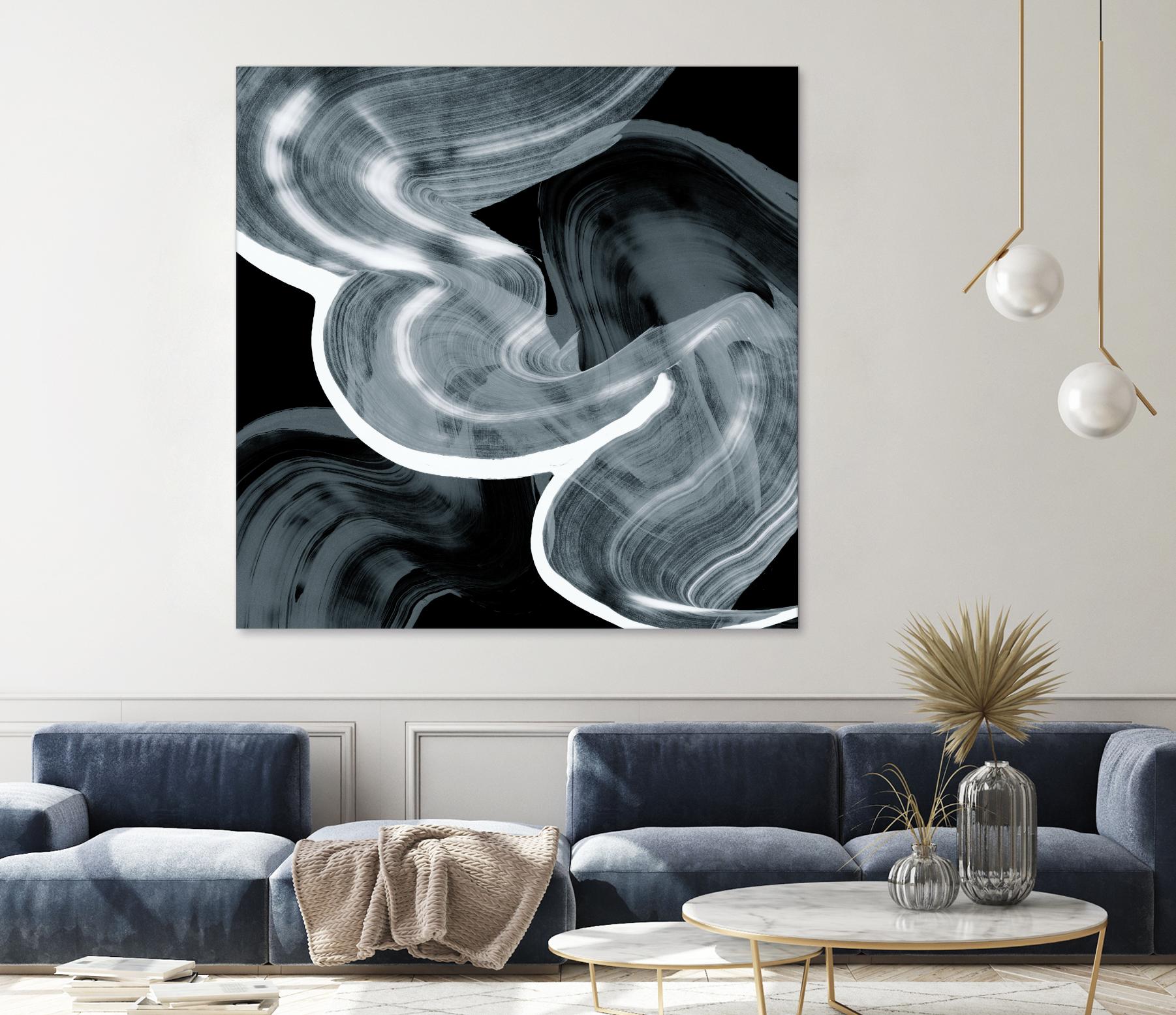 Swirl III by PI Studio on GIANT ART - white abstract