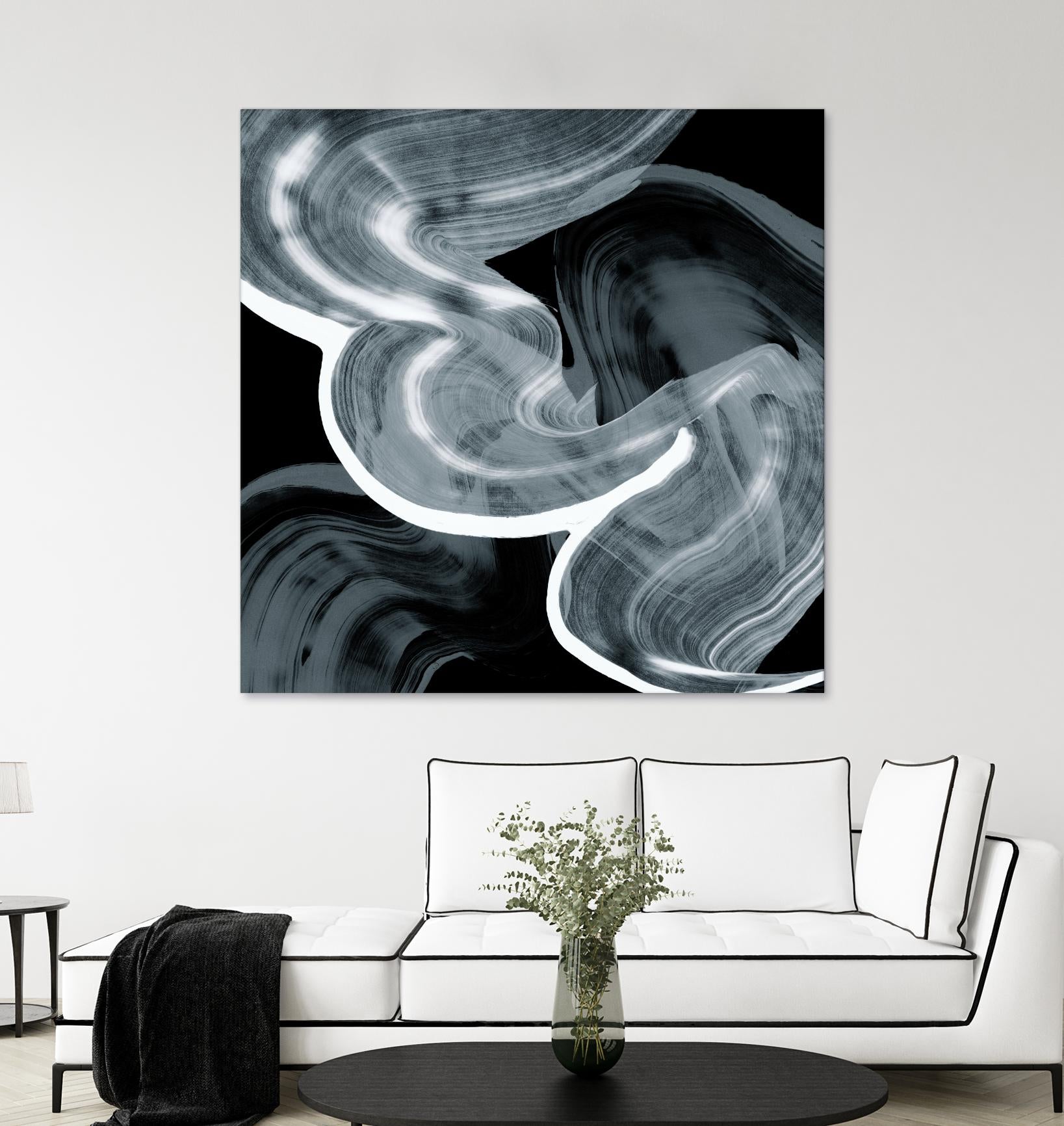 Swirl III by PI Studio on GIANT ART - white abstract