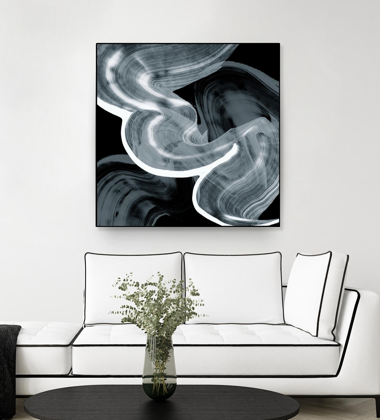Swirl III by PI Studio on GIANT ART - white abstract