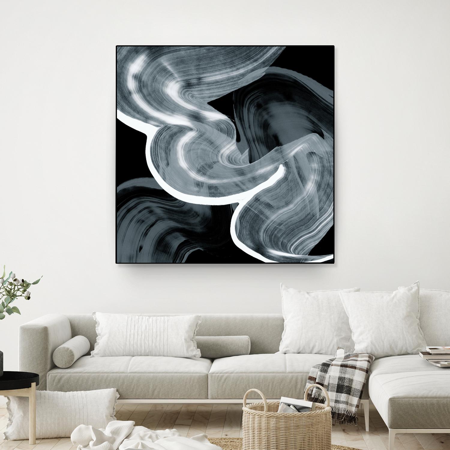 Swirl III by PI Studio on GIANT ART - white abstract