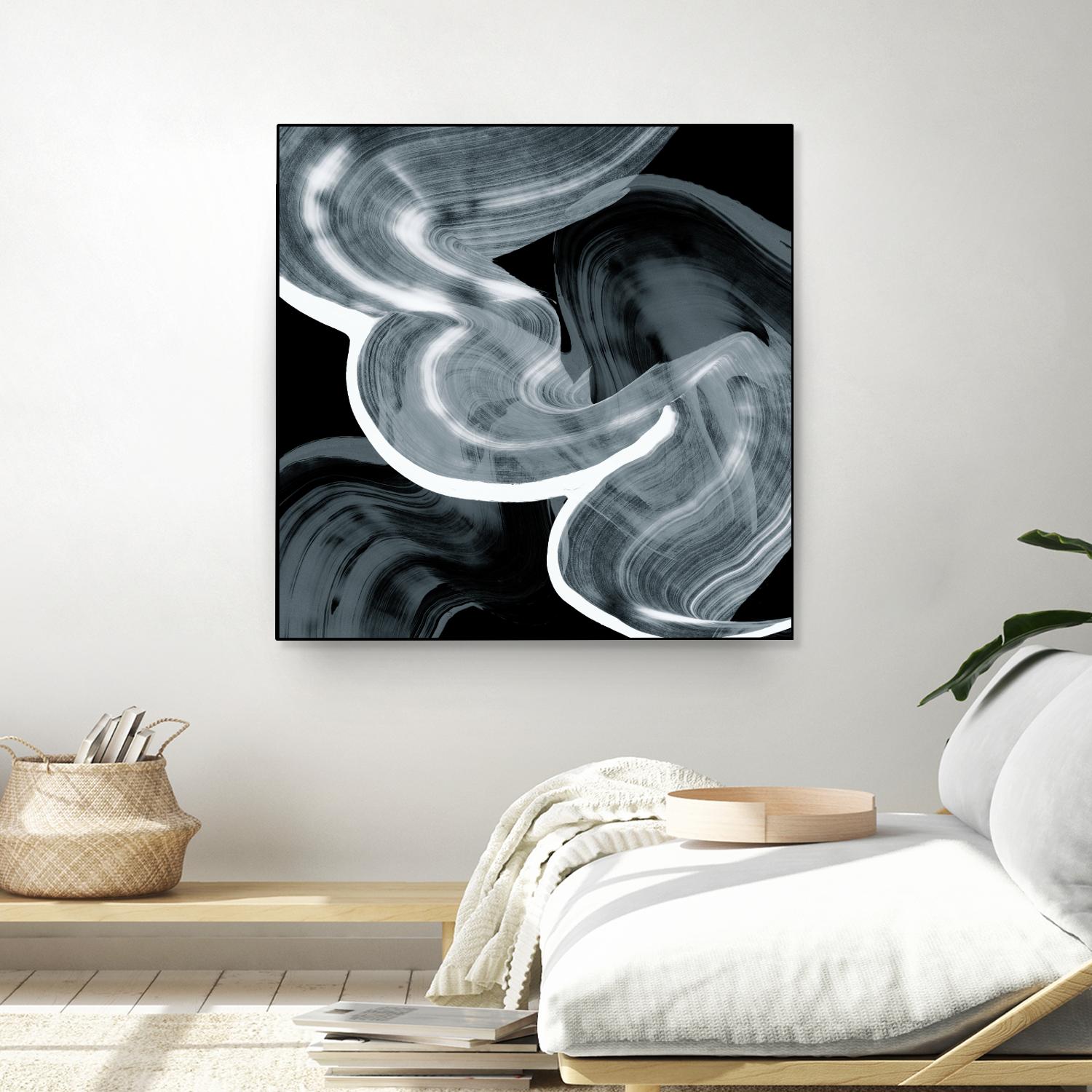 Swirl III by PI Studio on GIANT ART - white abstract