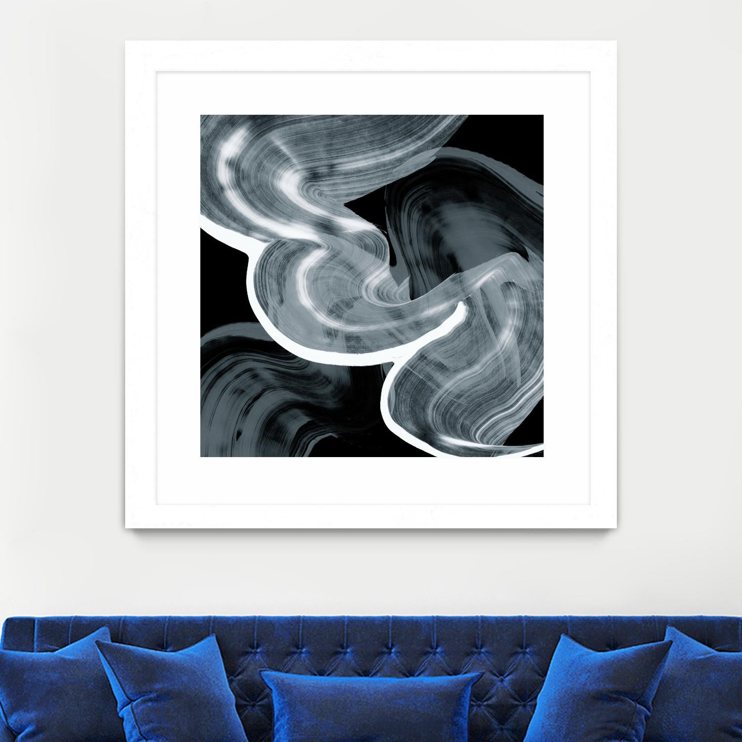 Swirl III by PI Studio on GIANT ART - white abstract