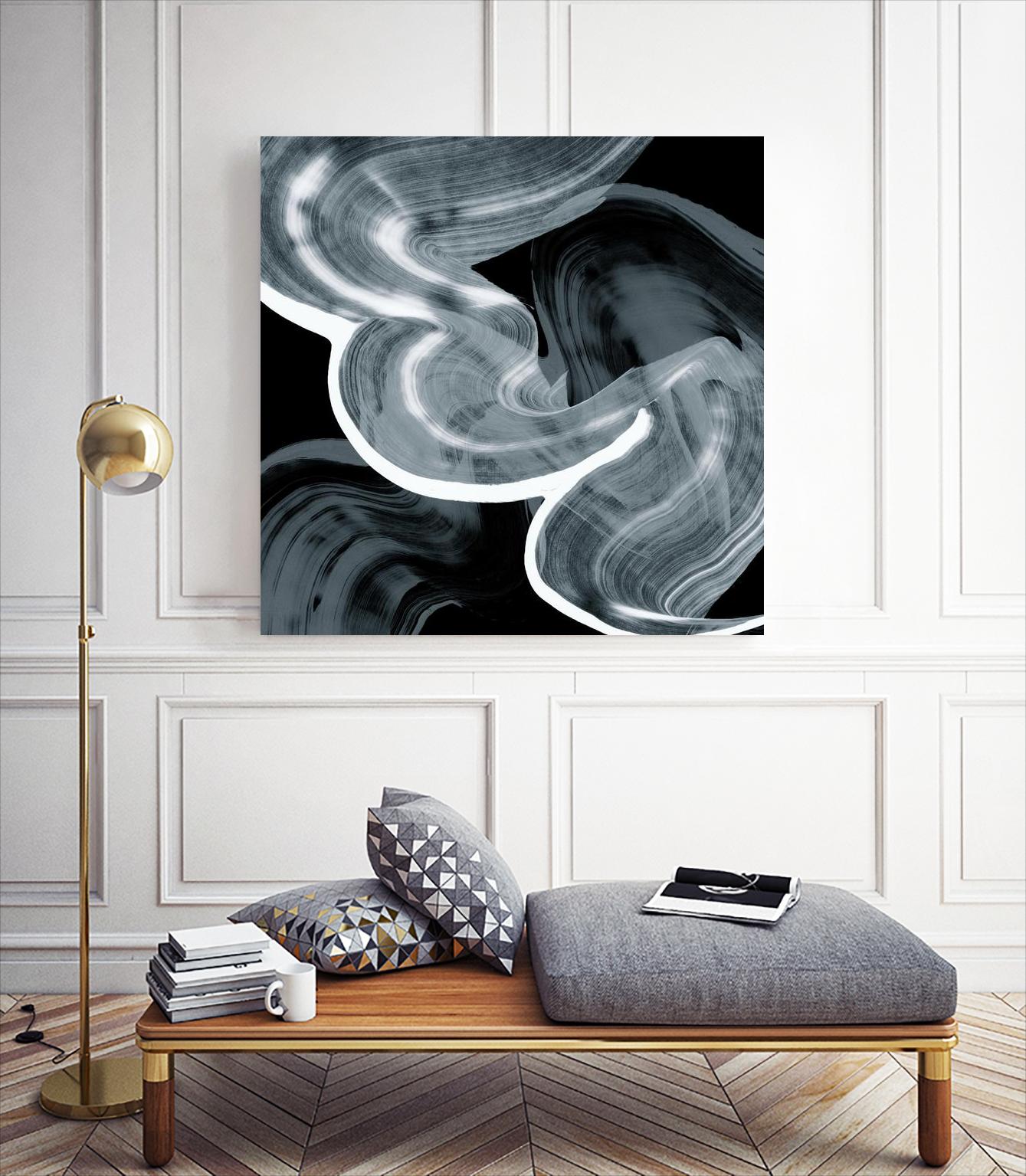 Swirl III by PI Studio on GIANT ART - white abstract