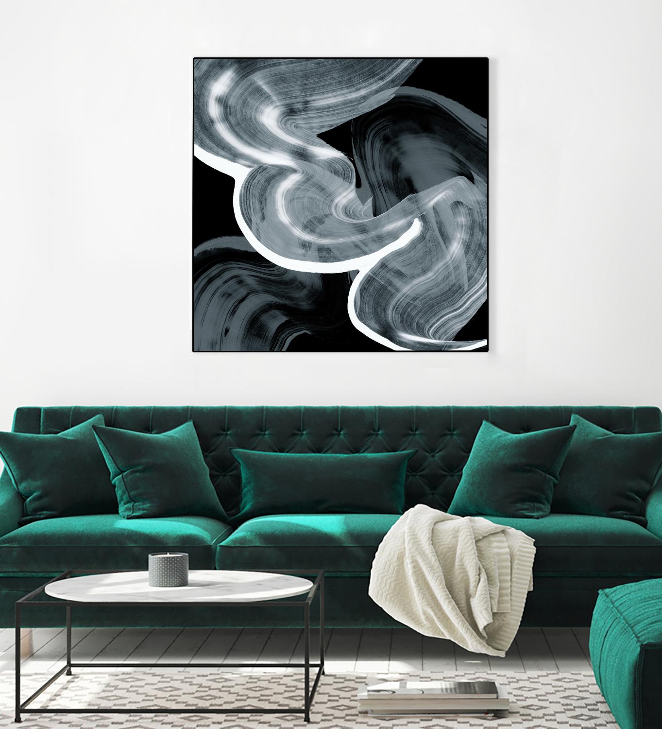 Swirl III by PI Studio on GIANT ART - white abstract