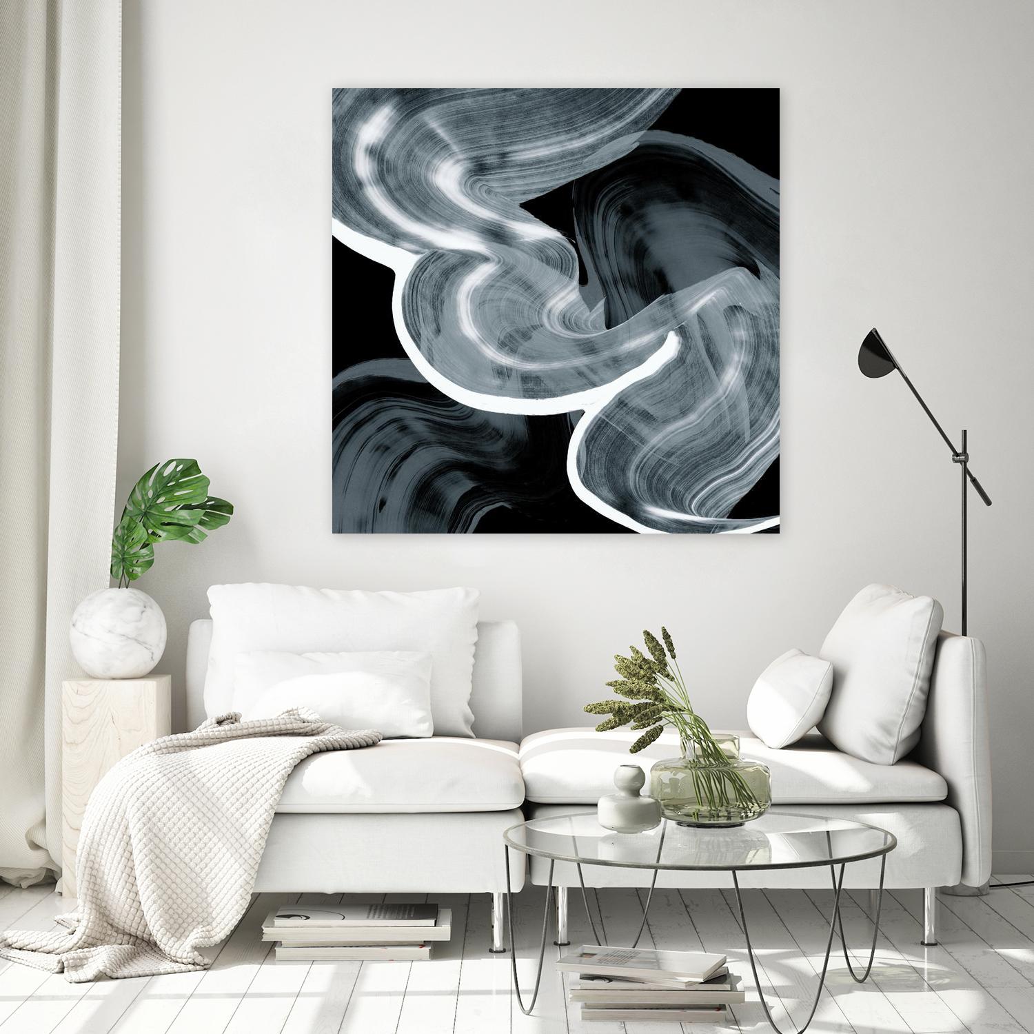Swirl III by PI Studio on GIANT ART - white abstract