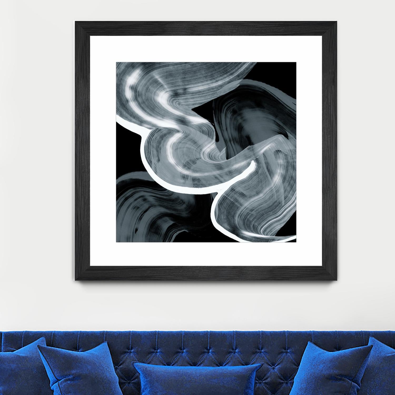 Swirl III by PI Studio on GIANT ART - white abstract