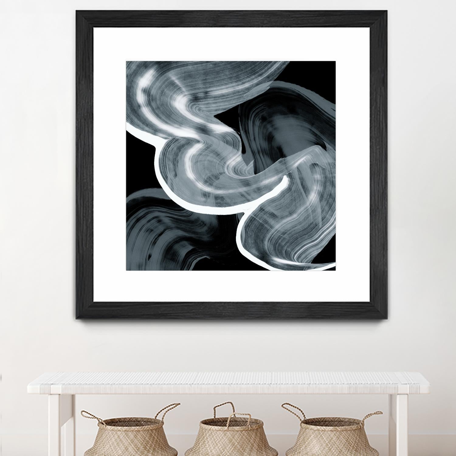 Swirl III by PI Studio on GIANT ART - white abstract