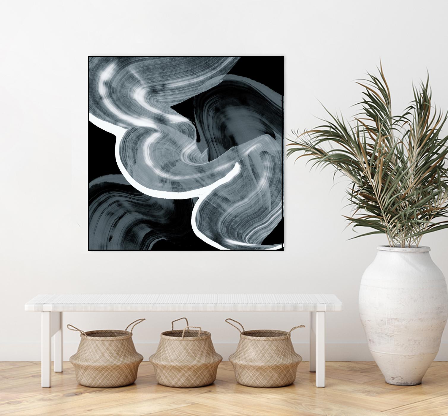 Swirl III by PI Studio on GIANT ART - white abstract