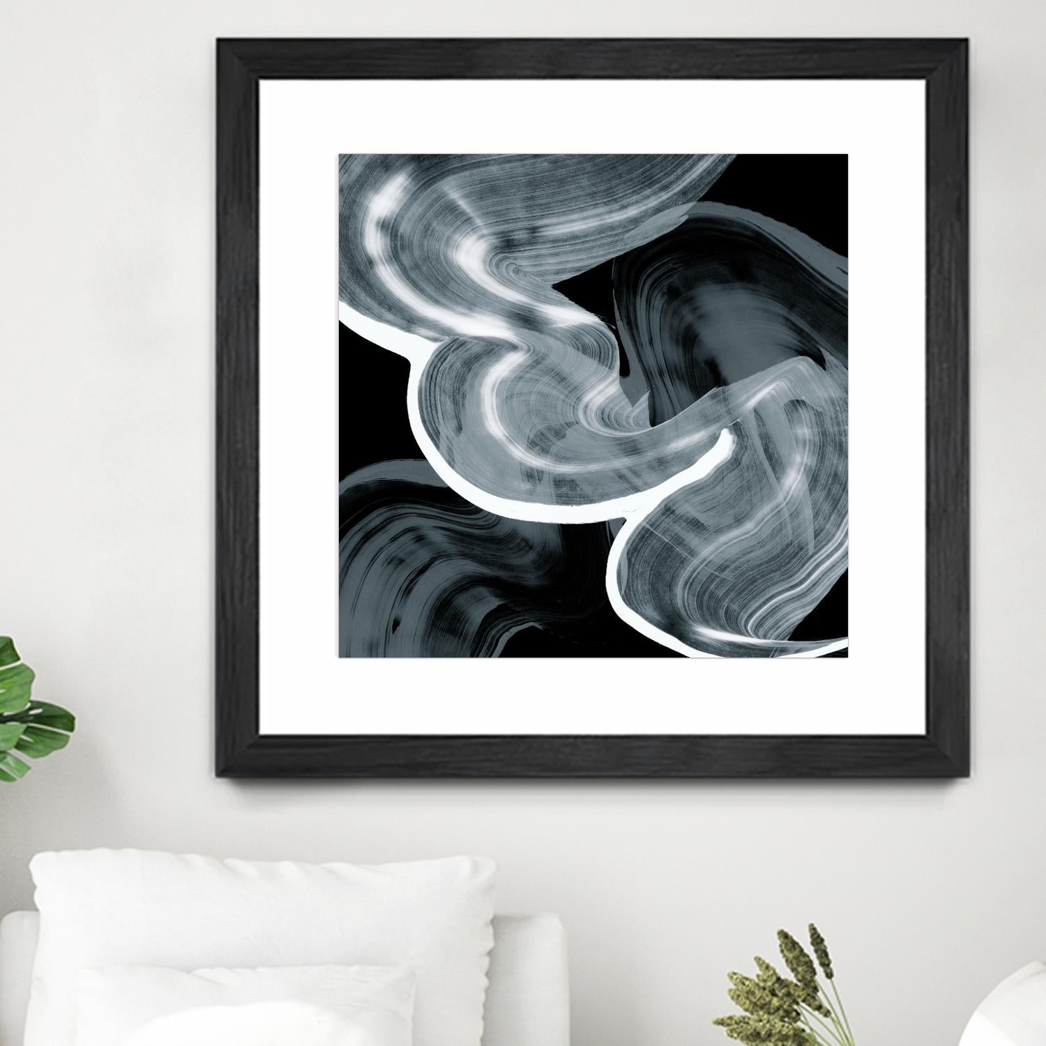 Swirl III by PI Studio on GIANT ART - white abstract