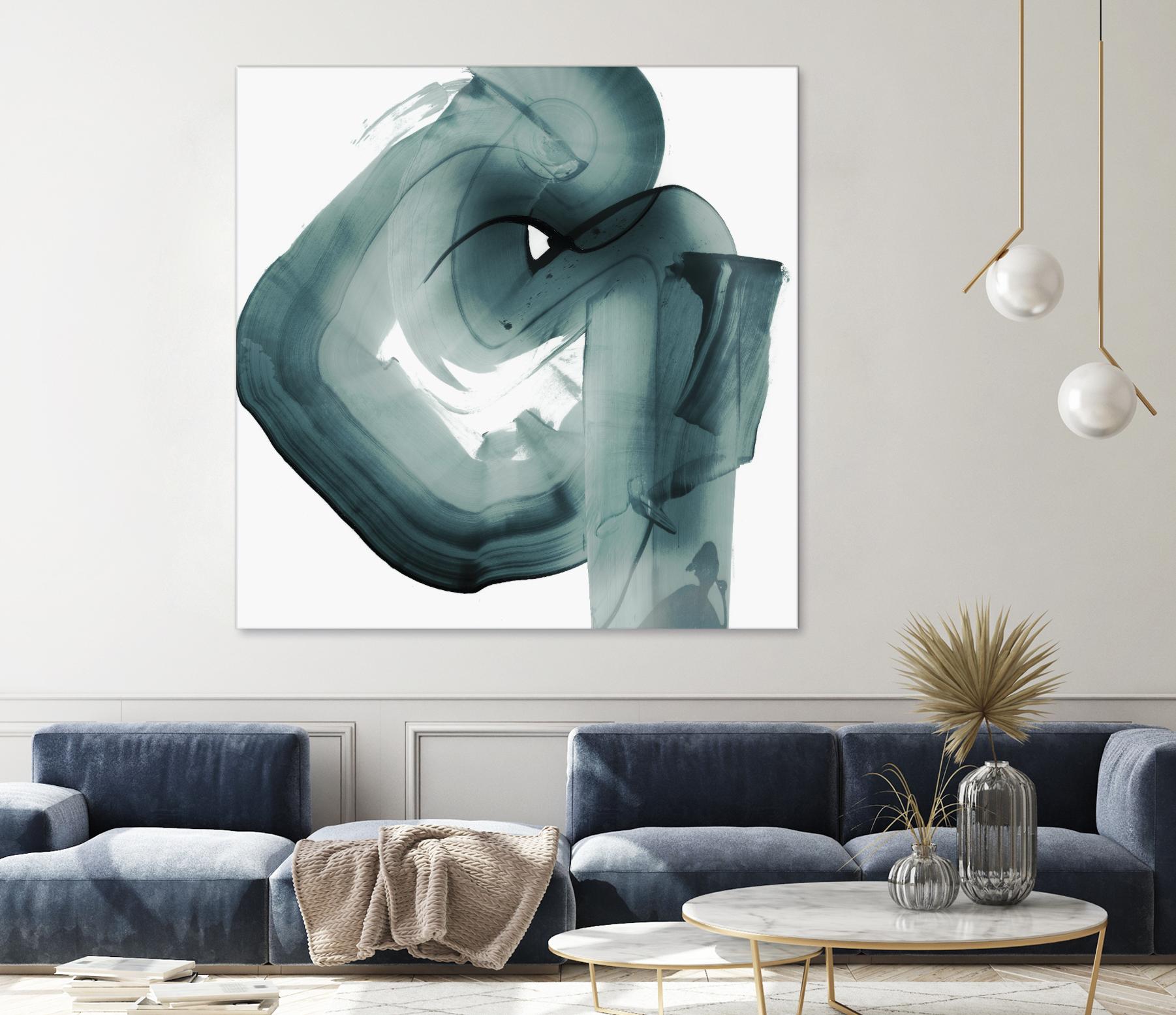 Swirl V by PI Studio on GIANT ART - white abstract