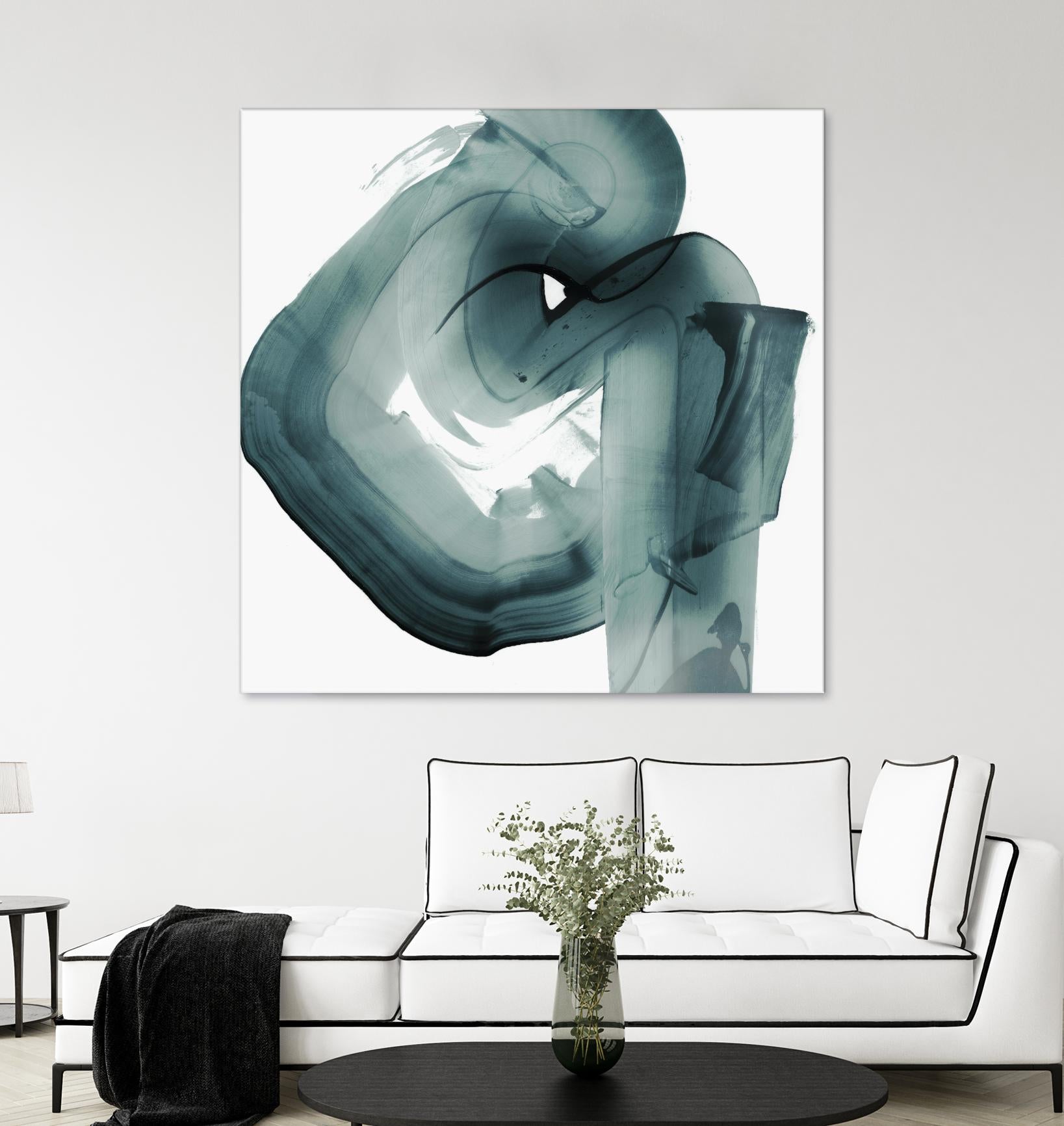 Swirl V by PI Studio on GIANT ART - white abstract