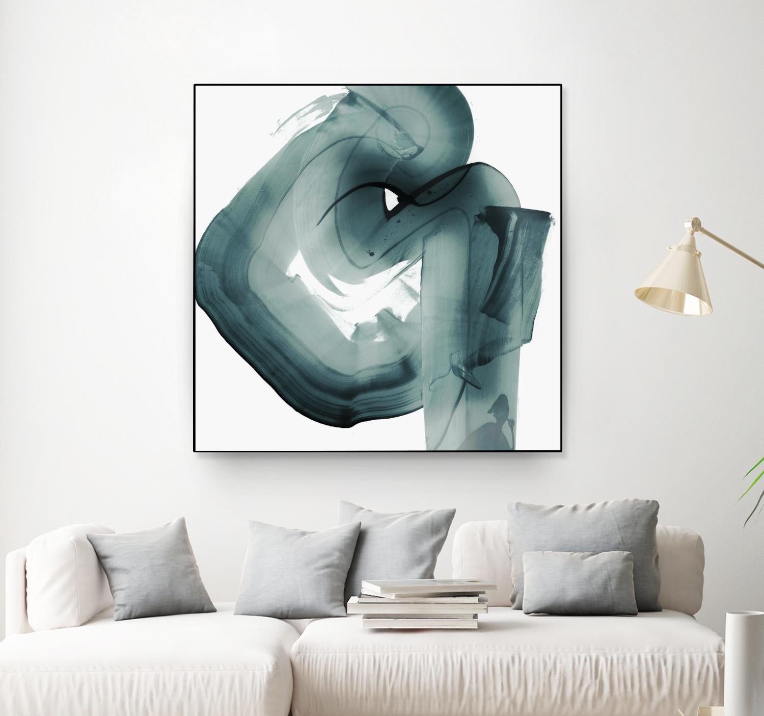 Swirl V by PI Studio on GIANT ART - white abstract
