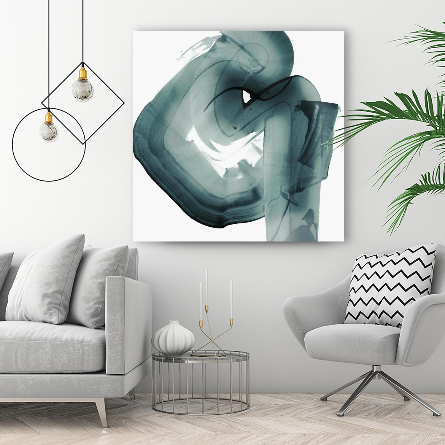 Swirl V by PI Studio on GIANT ART - white abstract