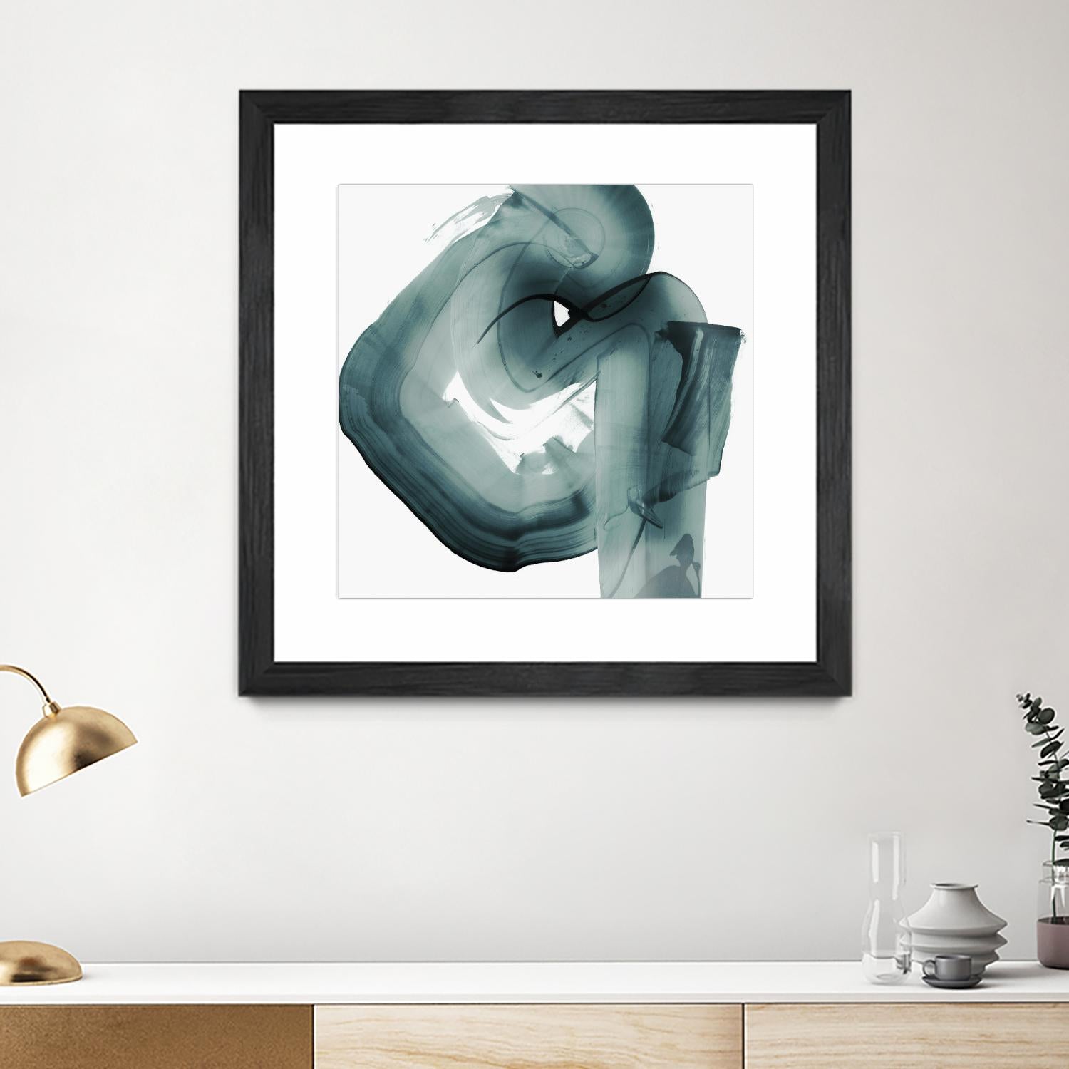 Swirl V by PI Studio on GIANT ART - white abstract