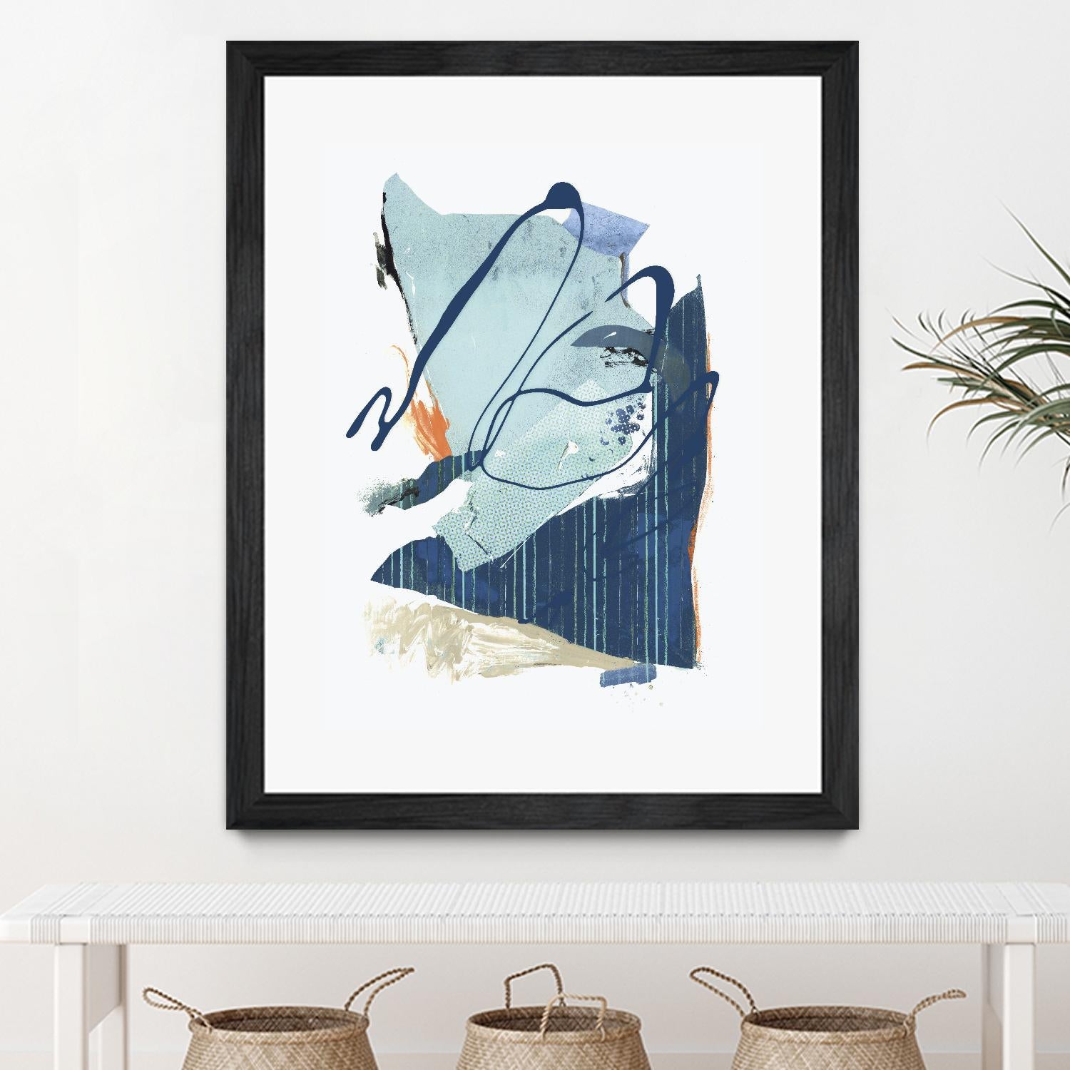 Collage III by PI Studio on GIANT ART - blue abstract