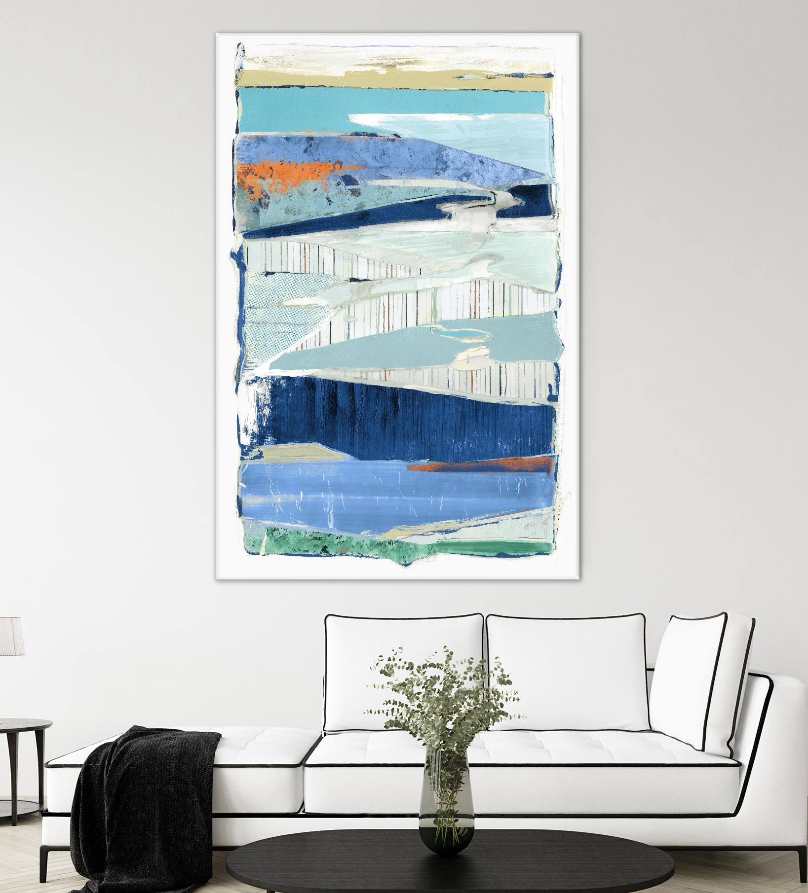 Collage IV by PI Studio on GIANT ART - white abstract