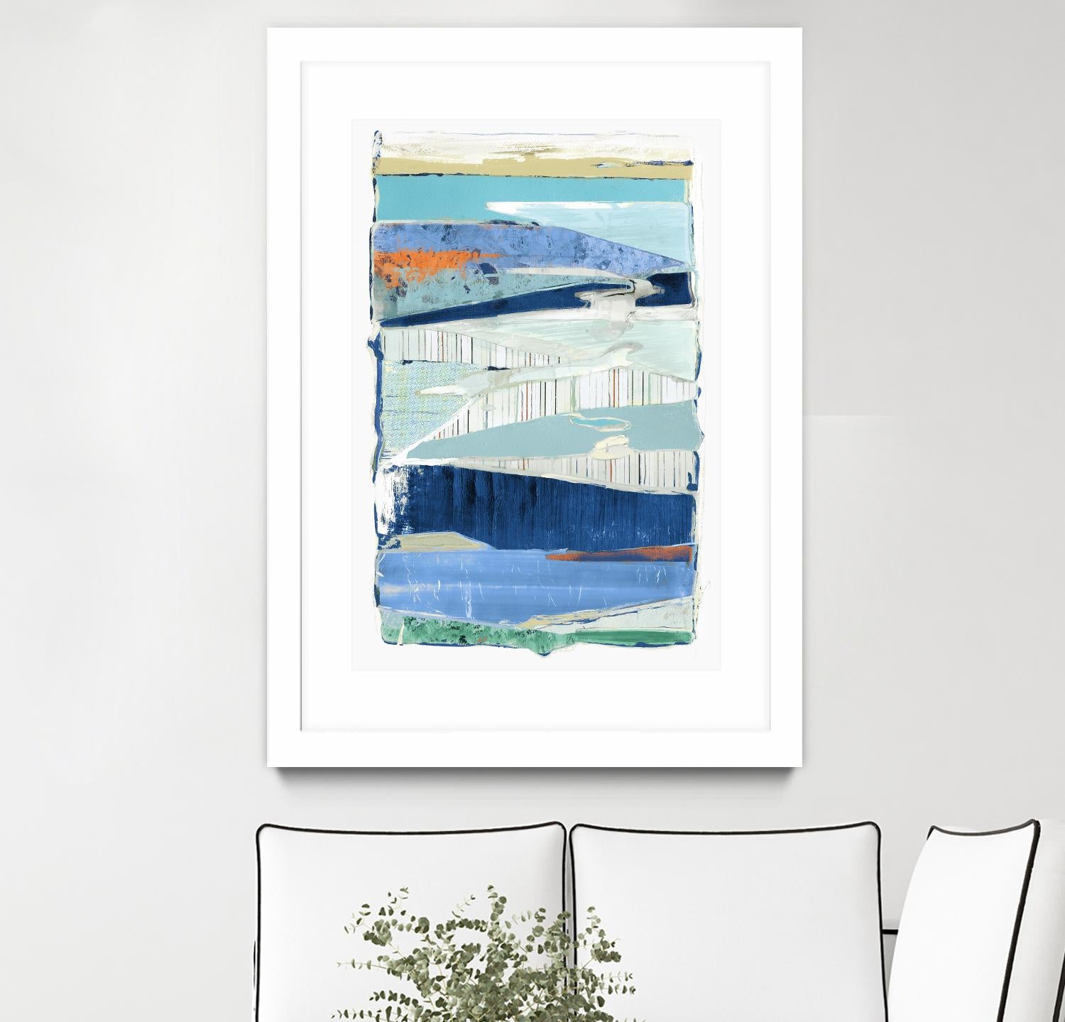 Collage IV by PI Studio on GIANT ART - white abstract