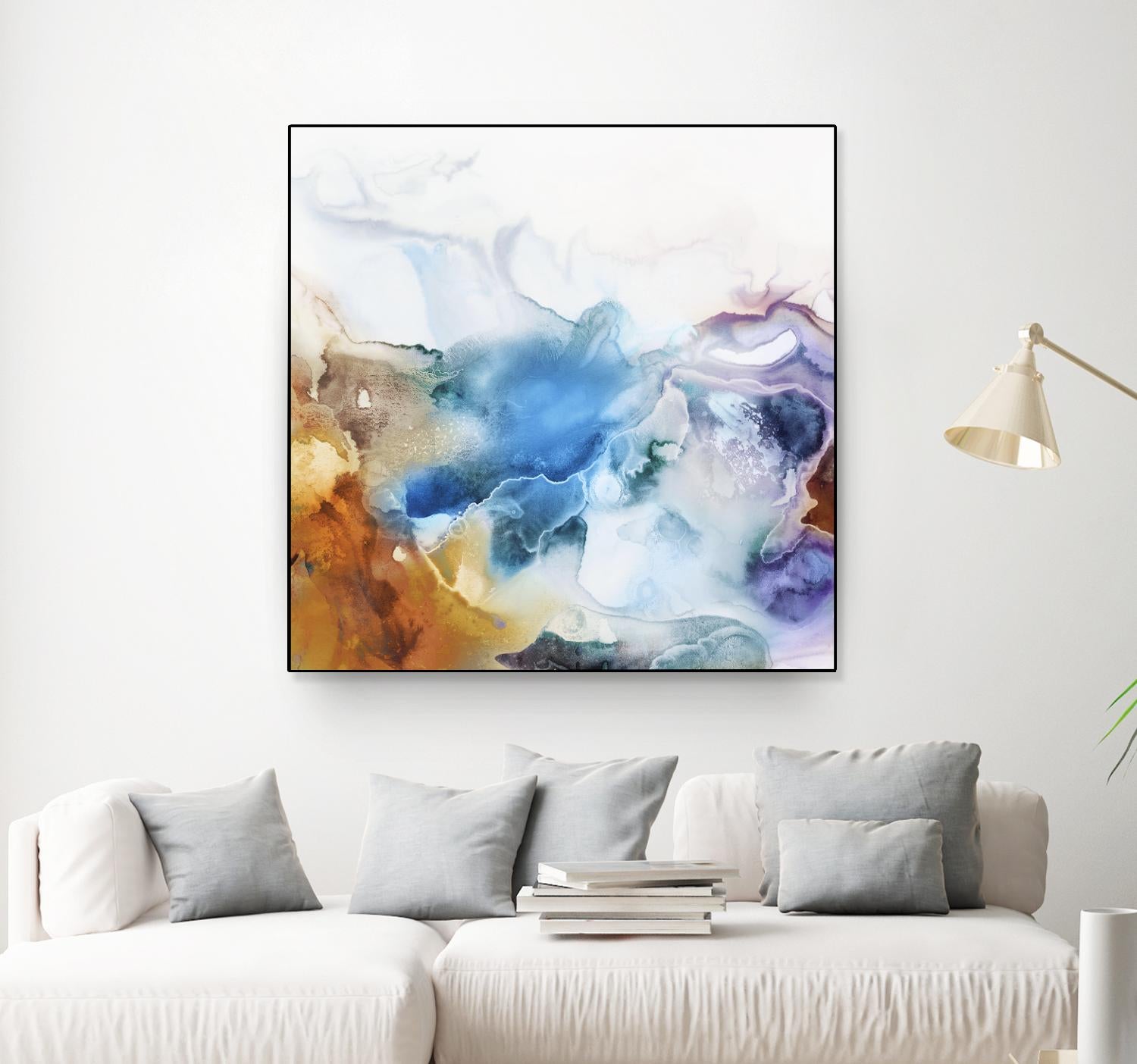 Swerve by PI Studio on GIANT ART - rust abstract