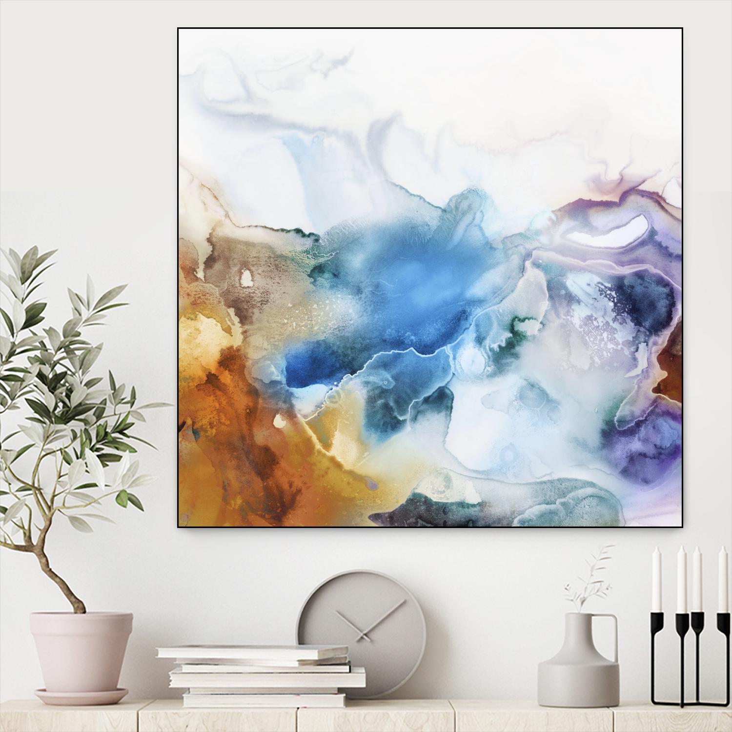 Swerve by PI Studio on GIANT ART - rust abstract